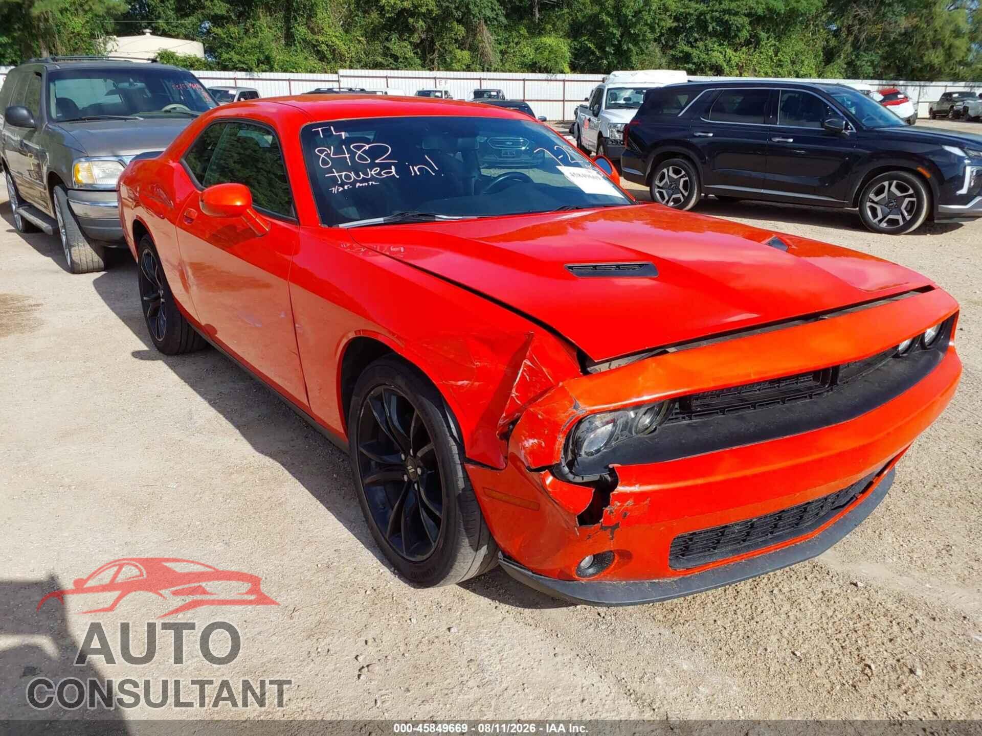 DODGE CHALLENGER 2017 - 2C3CDZAG3HH502403