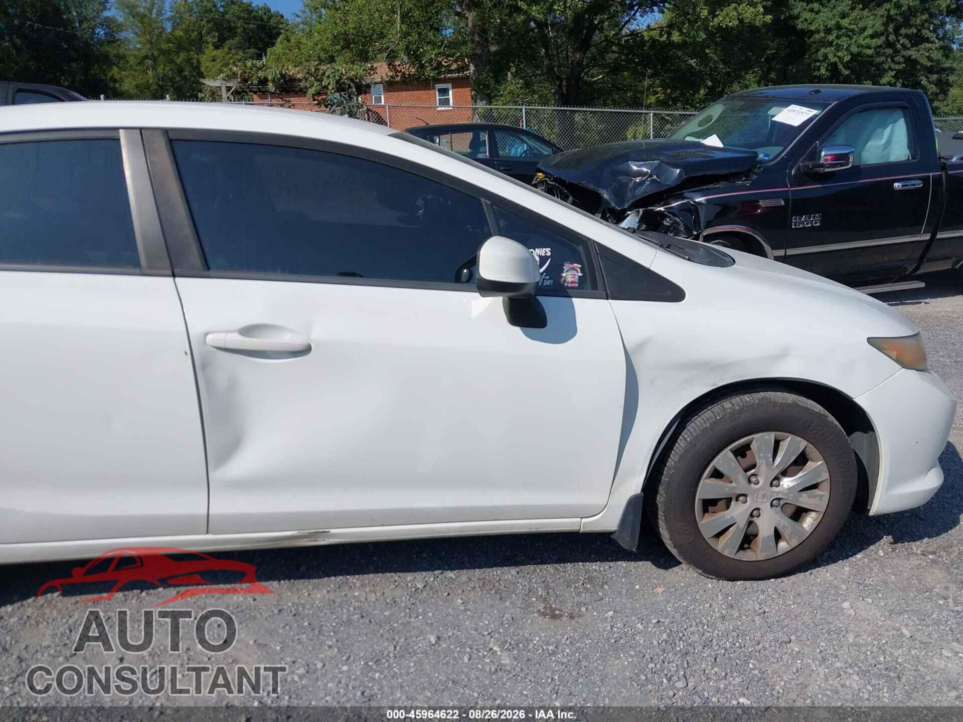 HONDA CIVIC 2012 - 2HGFB2F59CH300401