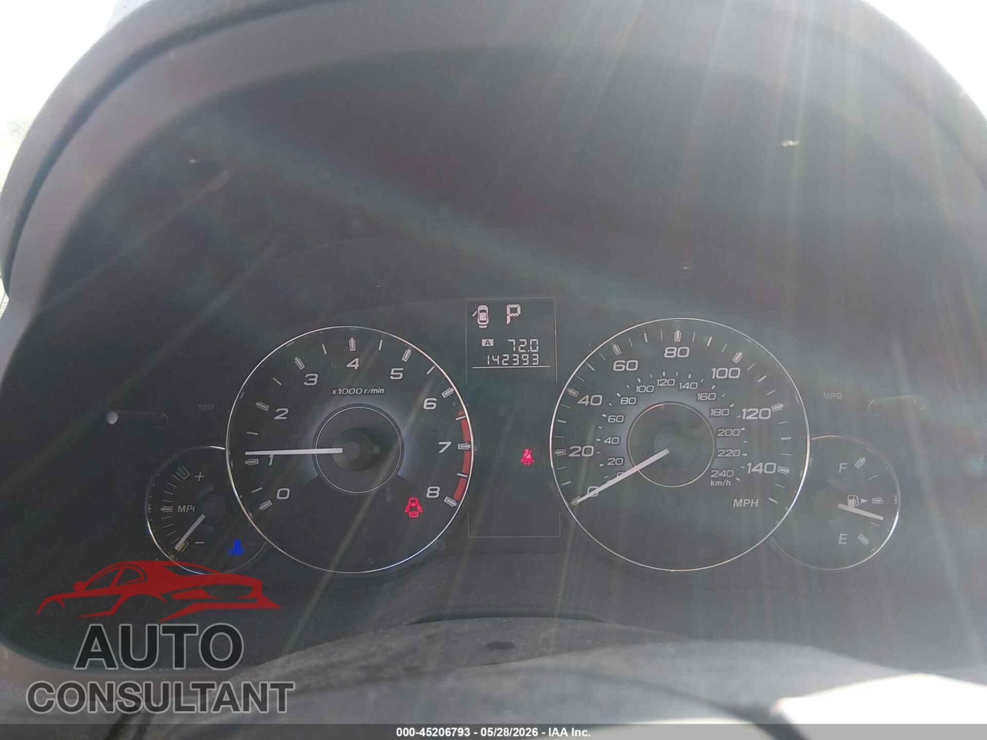 SUBARU OUTBACK 2010 - 4S4BRBKC8A3379181