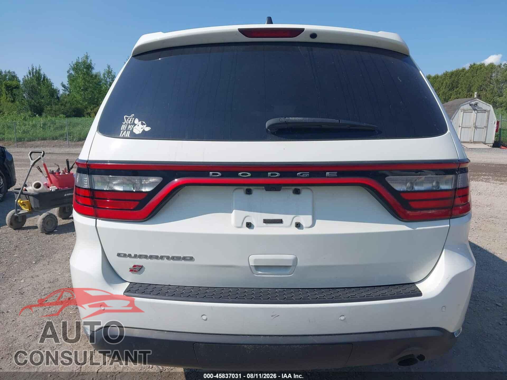 DODGE DURANGO 2019 - 1C4RDJAG5KC633754