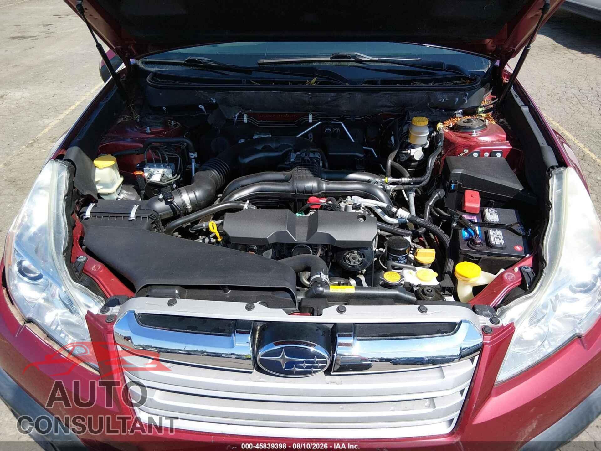 SUBARU OUTBACK 2013 - 4S4BRBCC7D3228223