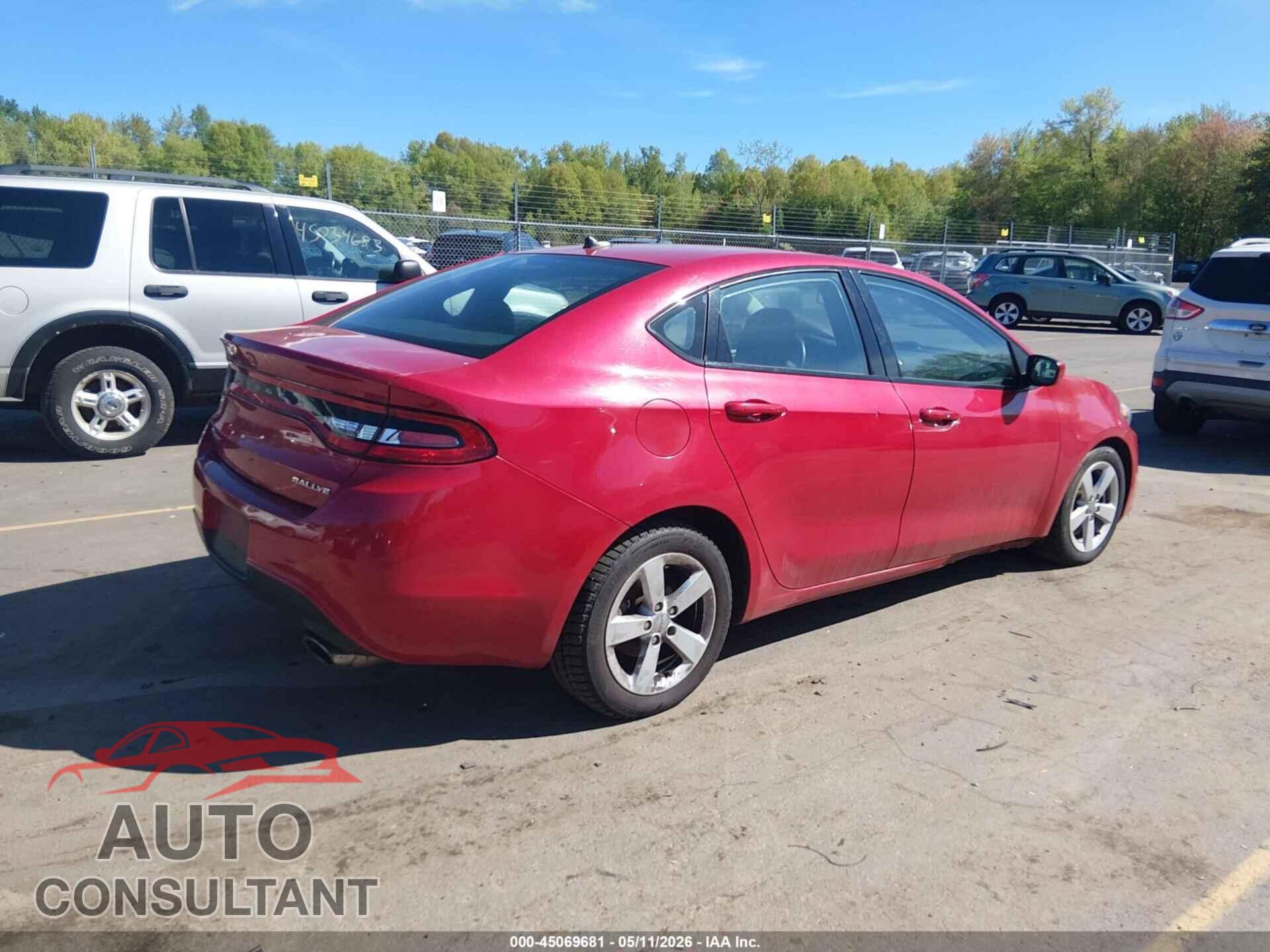 DODGE DART 2013 - 1C3CDFBA2DD322538