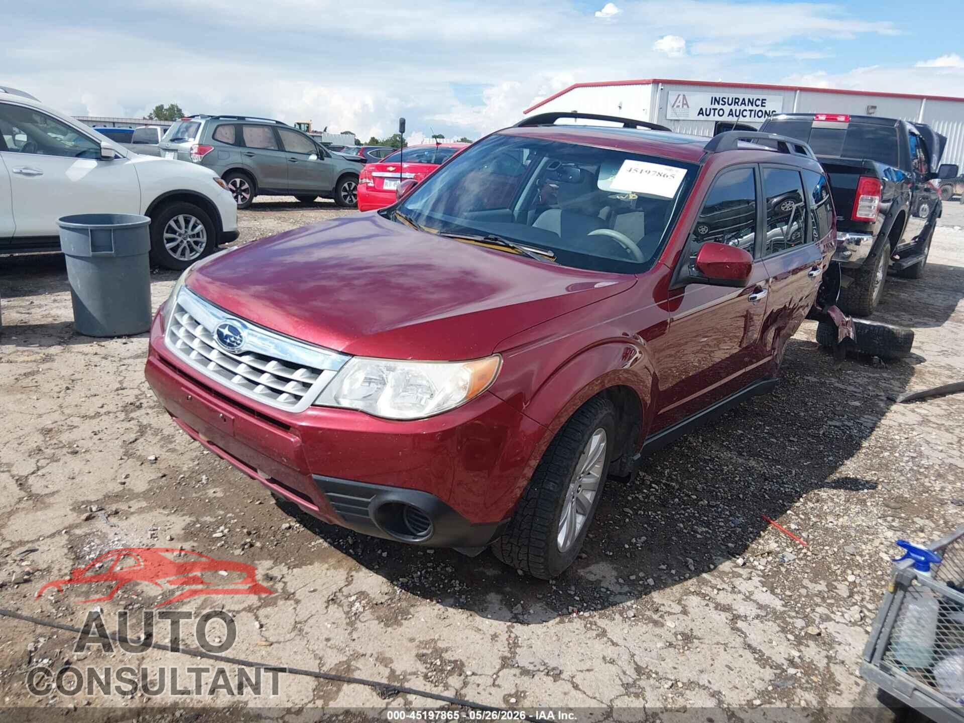 SUBARU FORESTER 2012 - JF2SHBDC2CH460611