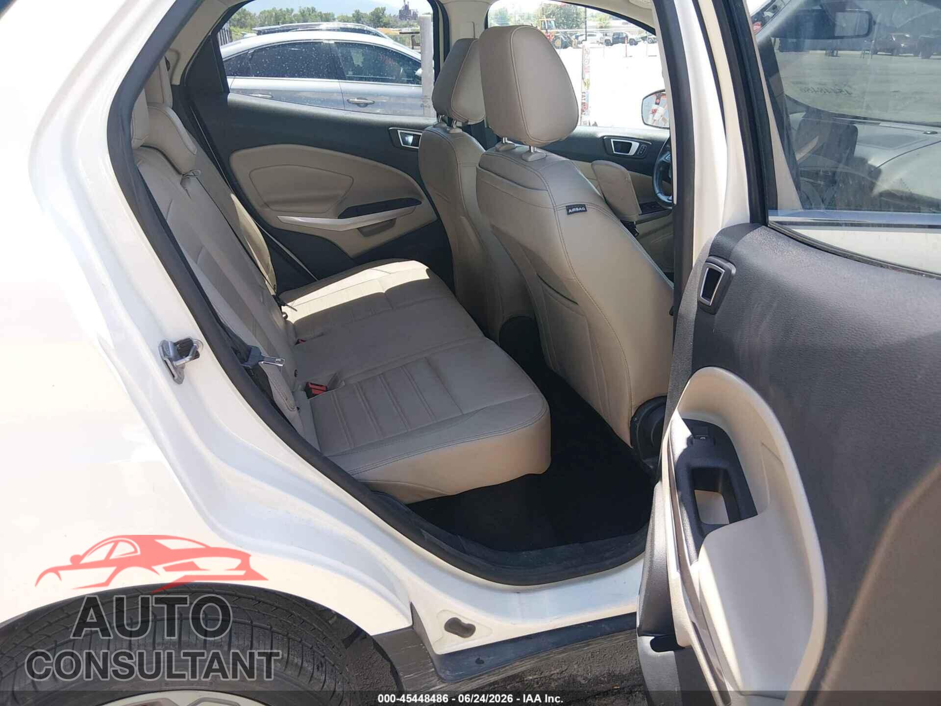 FORD ECOSPORT 2020 - MAJ6S3KL2LC348114