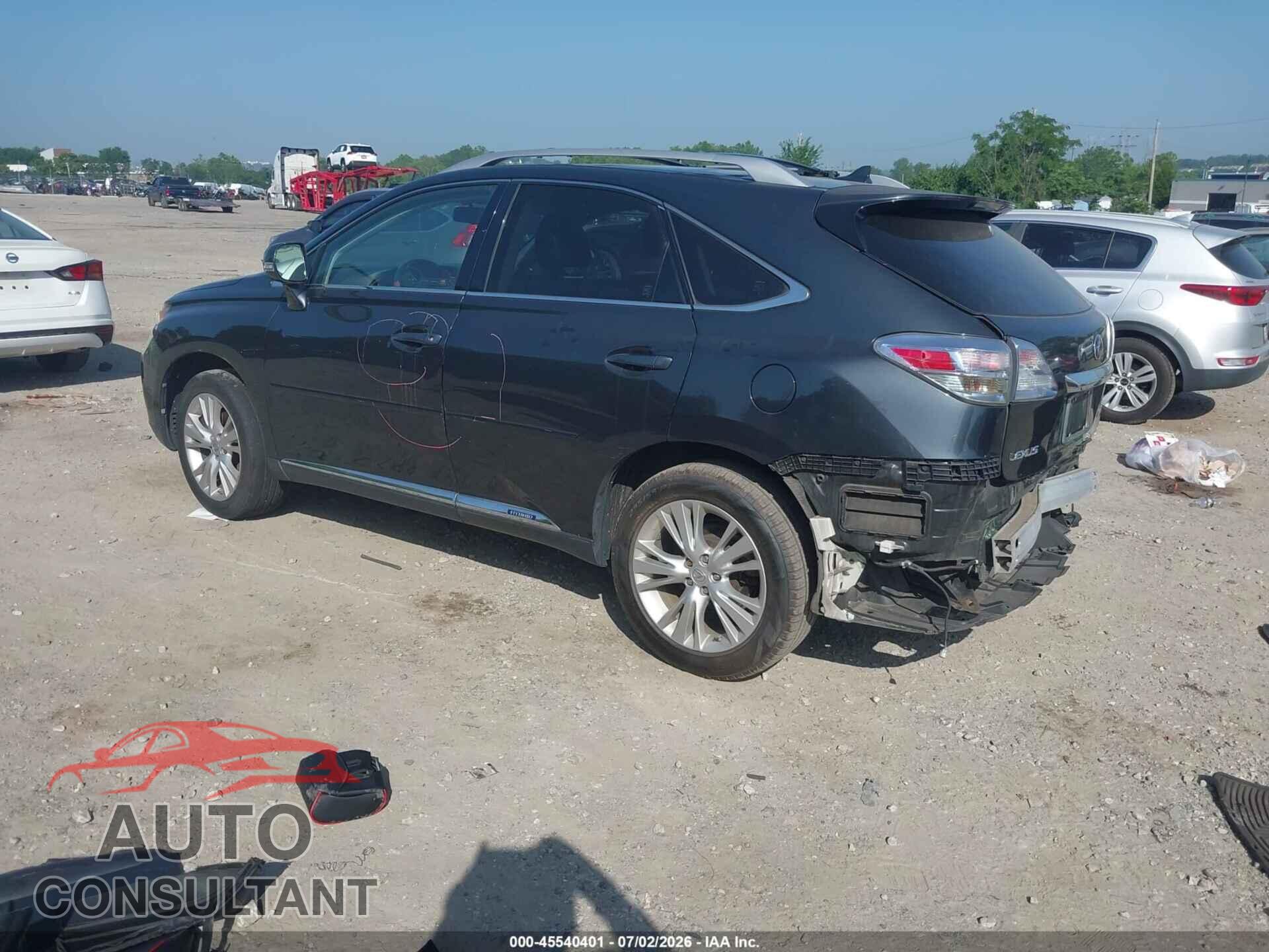 LEXUS RX 450H 2010 - JTJBC1BA9A2023906