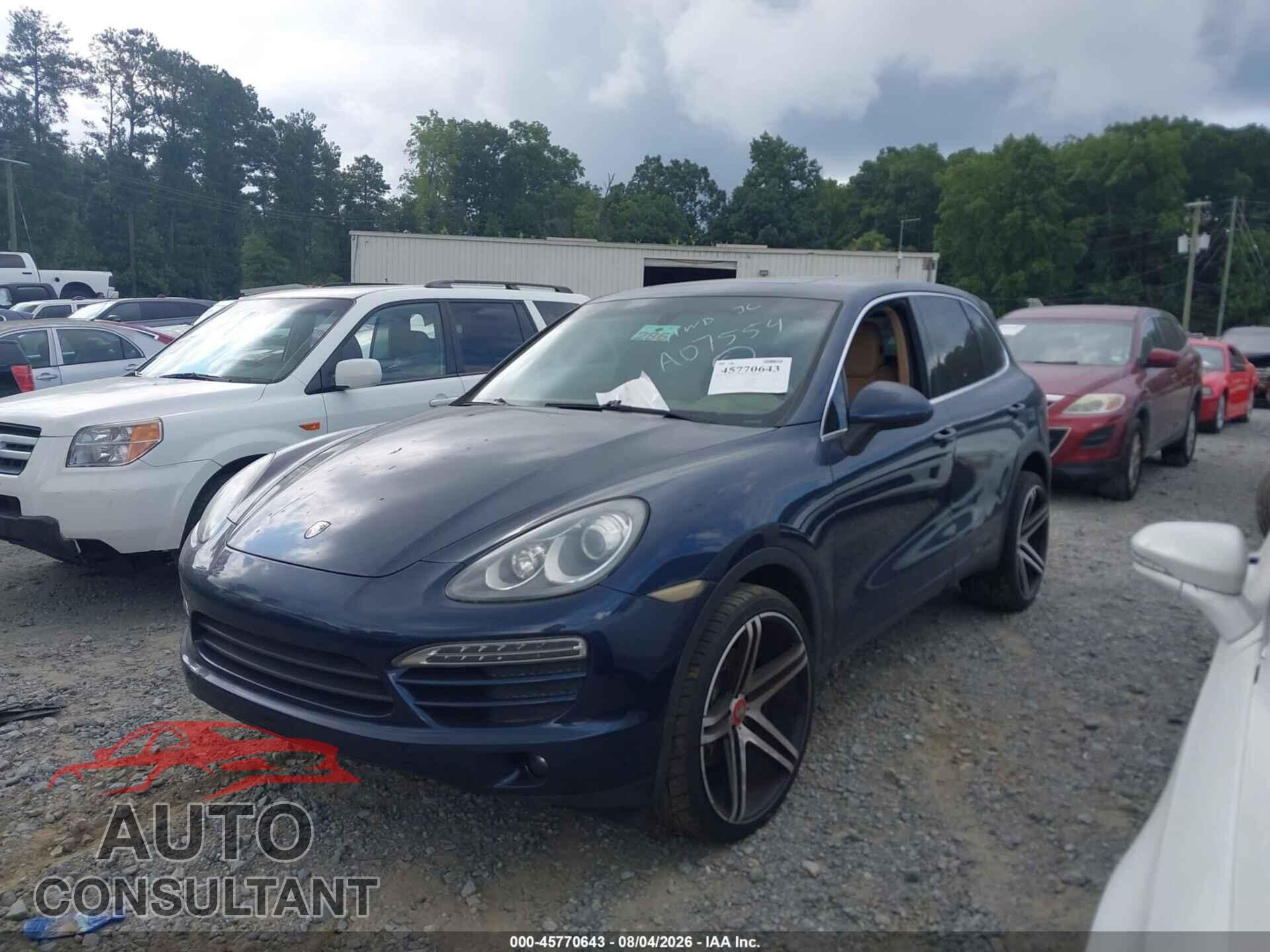PORSCHE CAYENNE 2011 - WP1AA2A23BLA07554