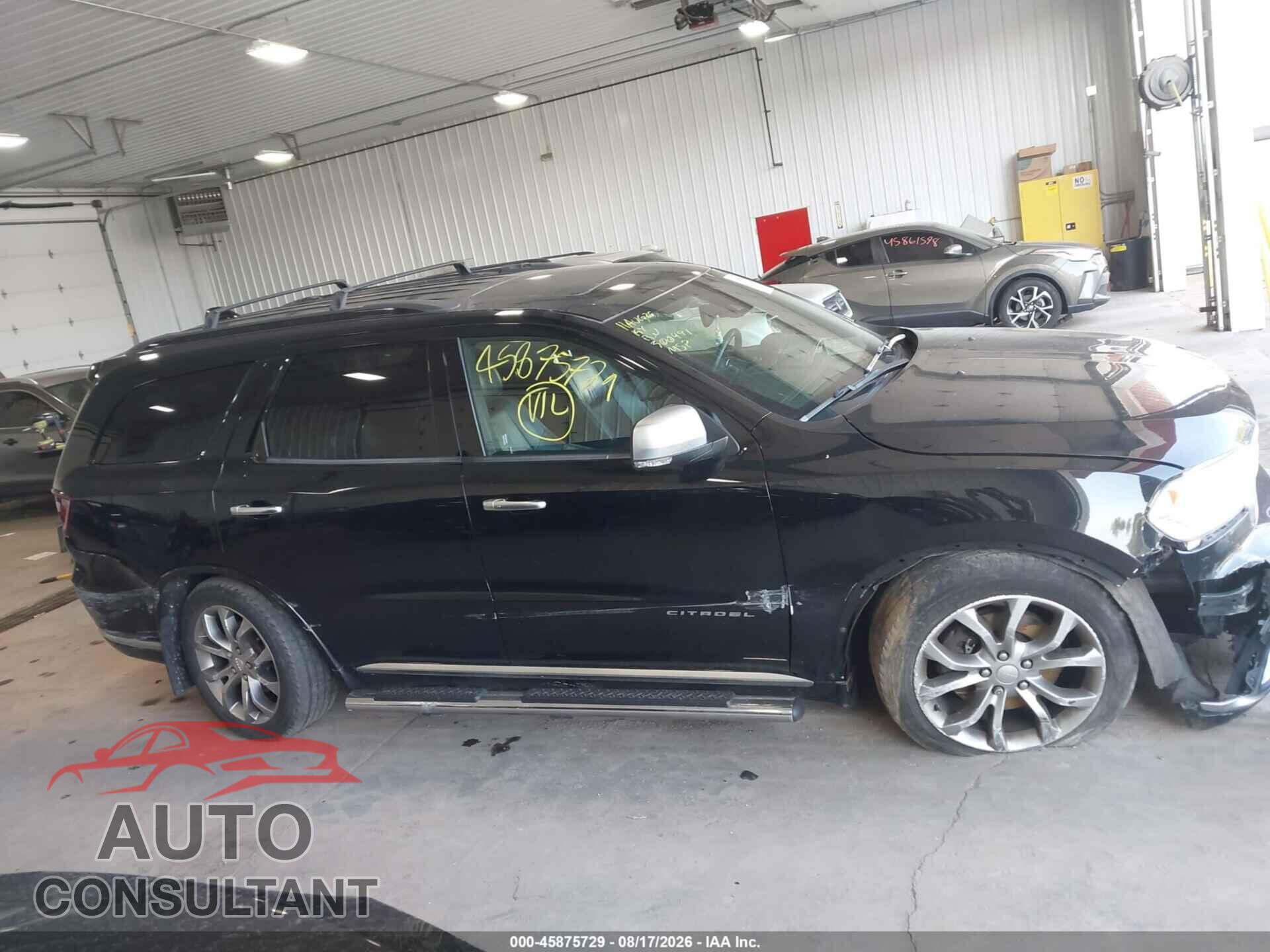 DODGE DURANGO 2017 - 1C4SDJET9HC881054