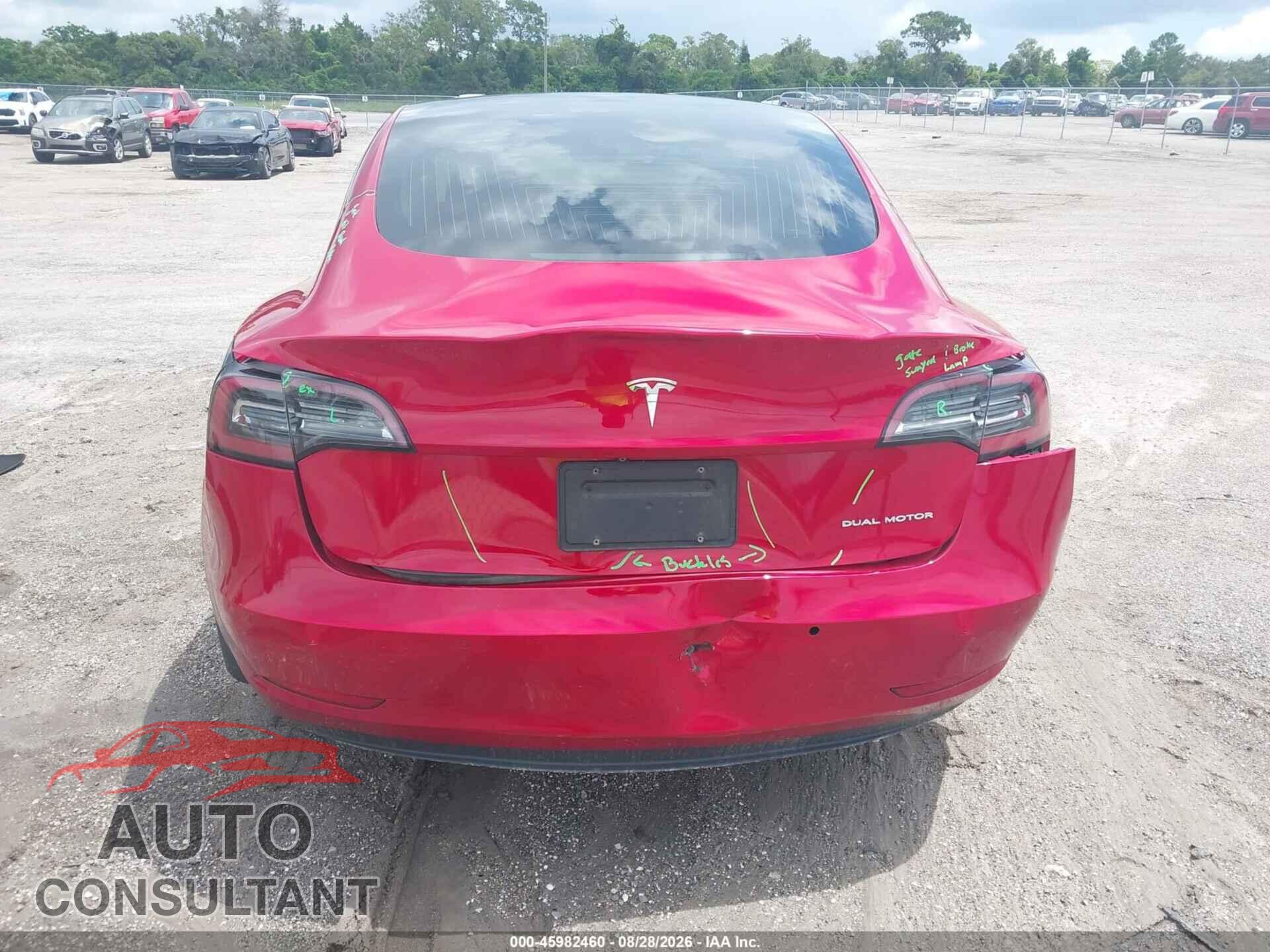 TESLA MODEL 3 2020 - 5YJ3E1EB7LF620428