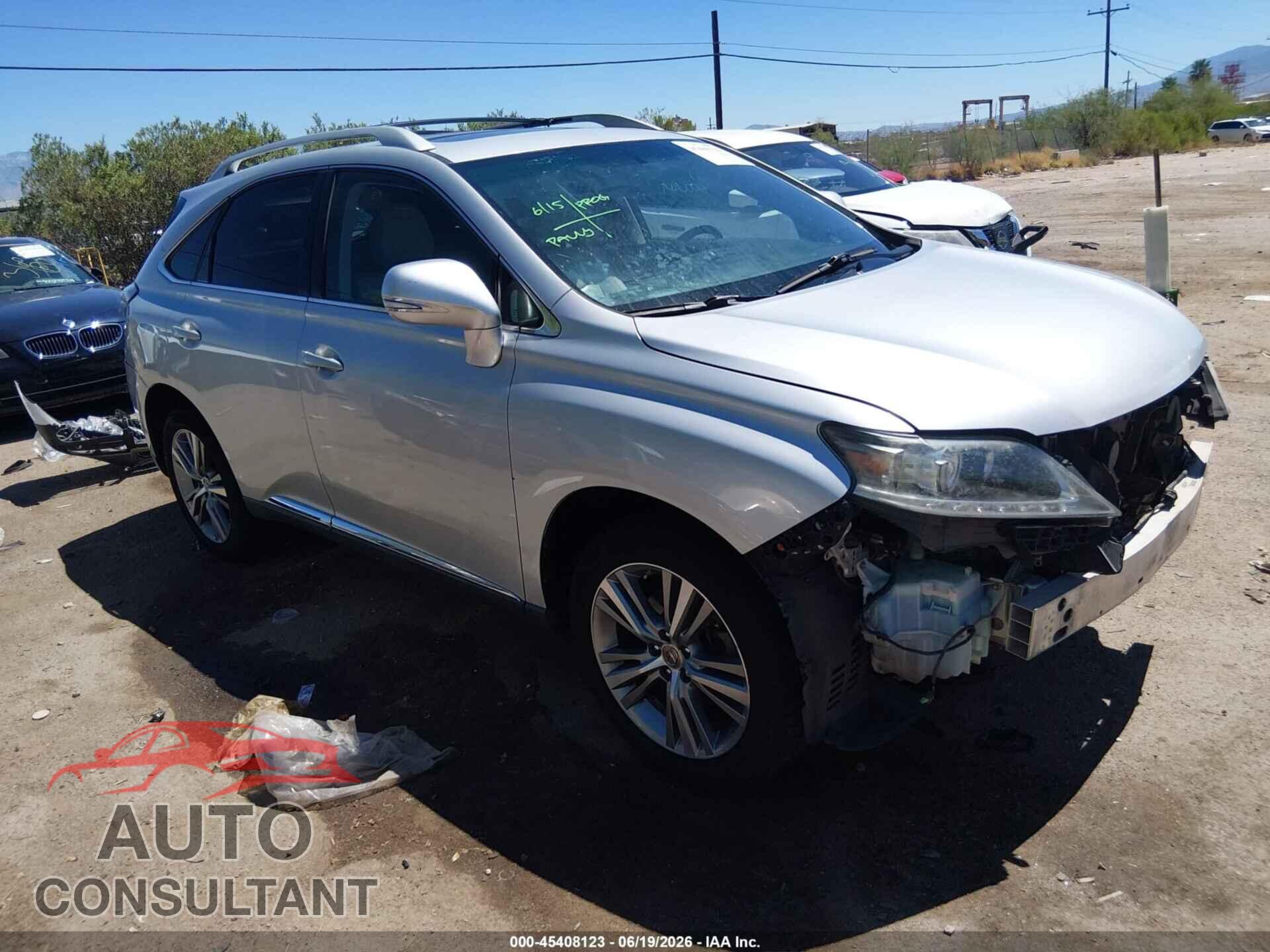 LEXUS RX 350 2015 - 2T2ZK1BA6FC202087
