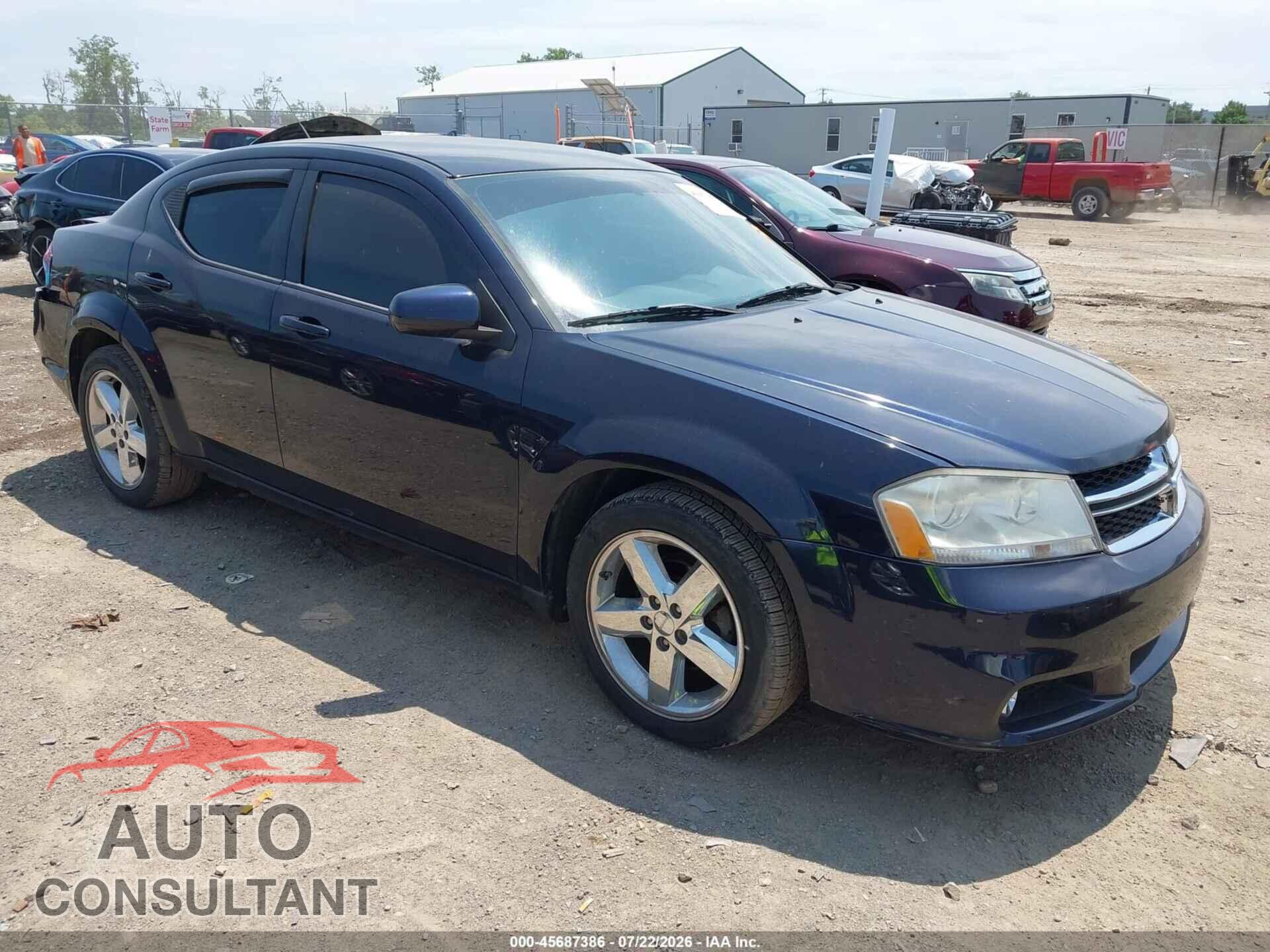 DODGE AVENGER 2011 - 1B3BD2FB1BN524752