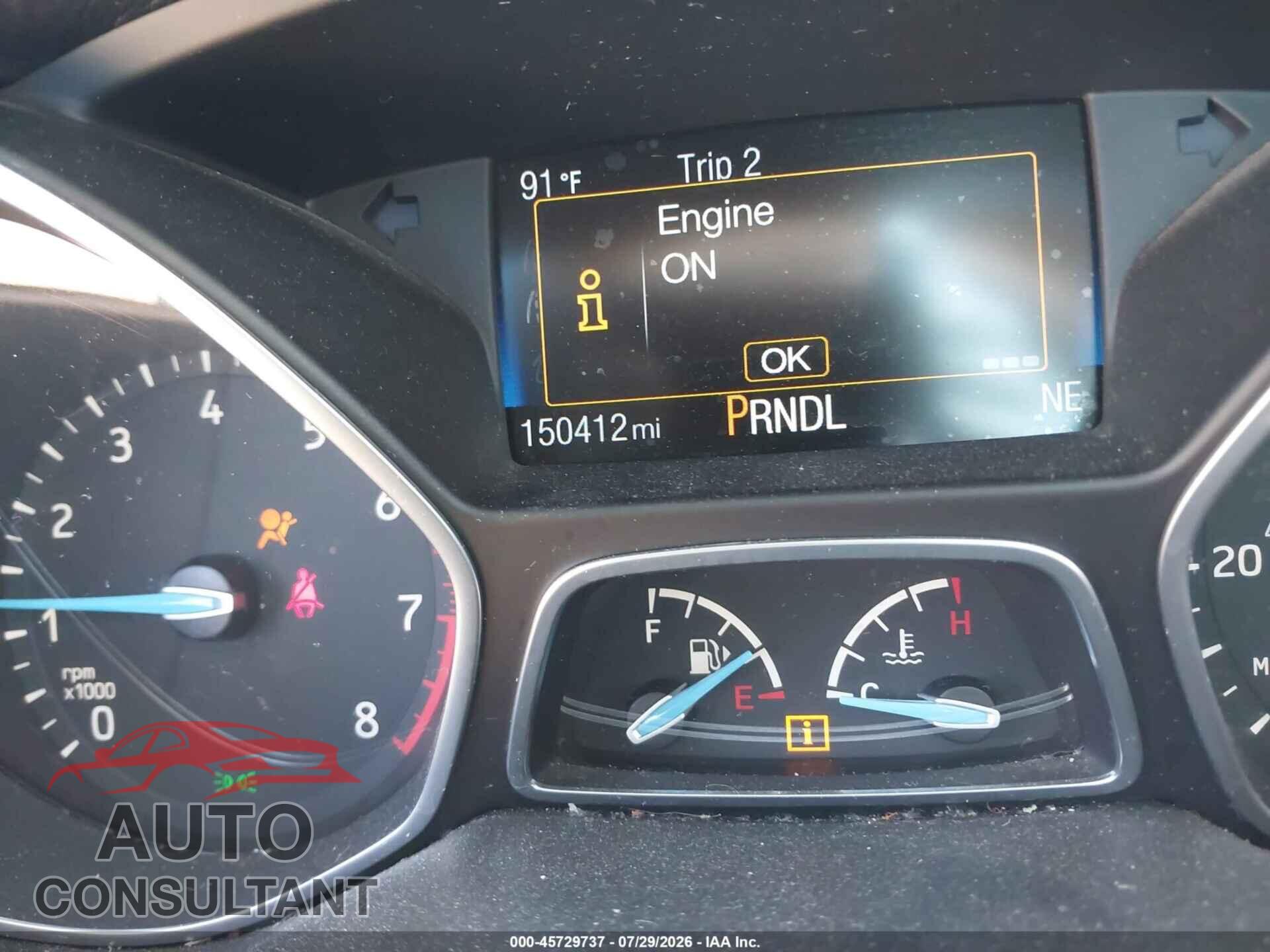 FORD FOCUS 2015 - 1FADP3K26FL277200