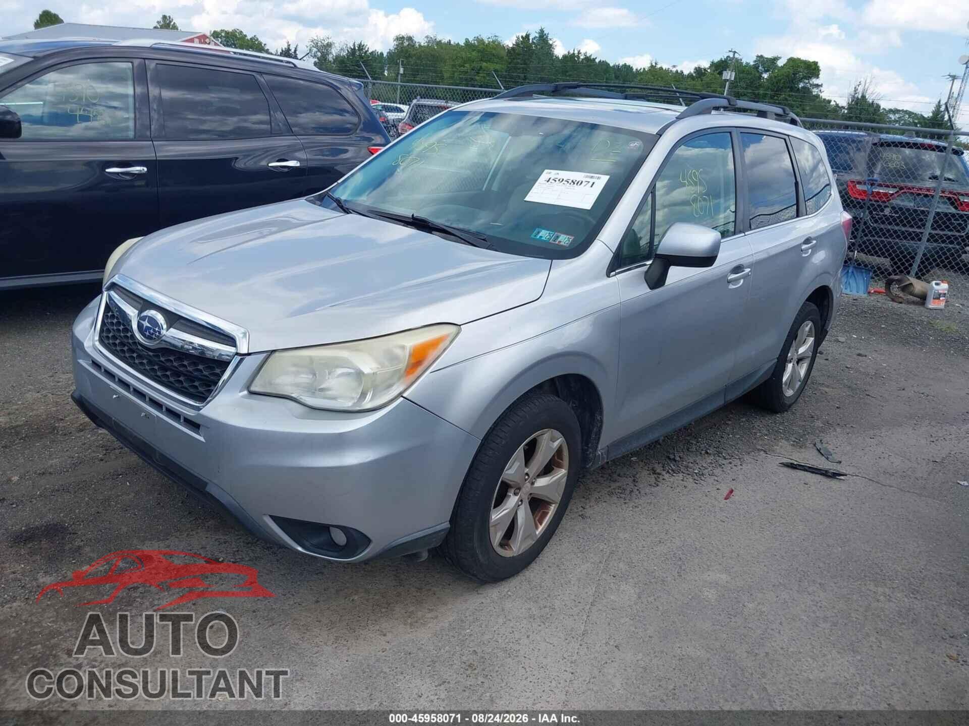 SUBARU FORESTER 2014 - JF2SJAHC6EH402254