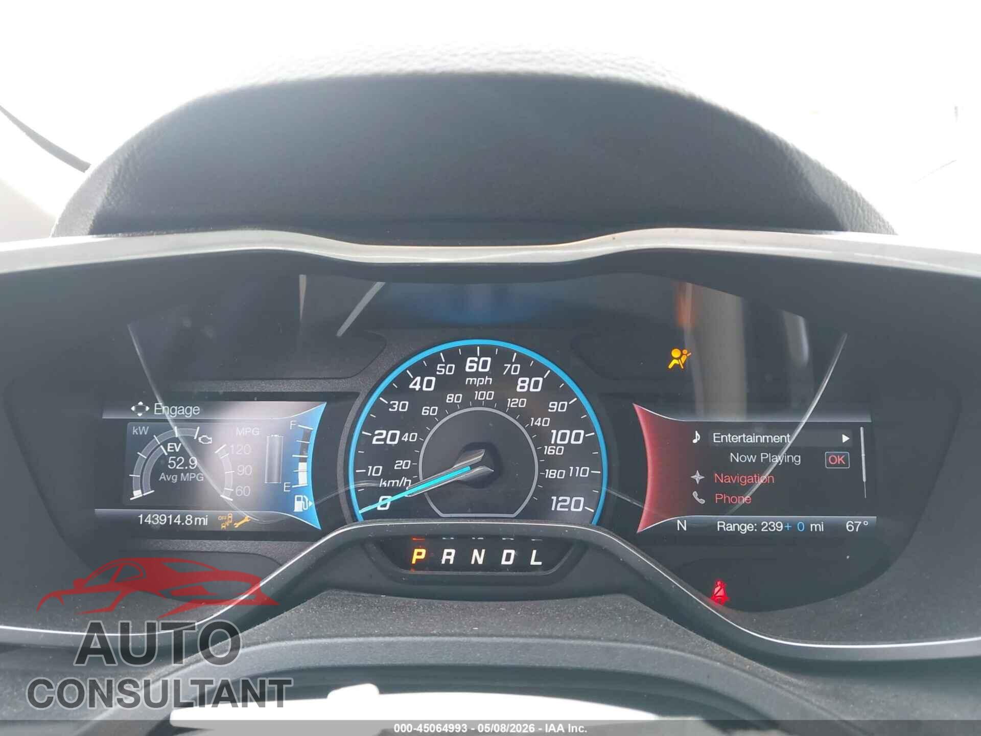 FORD C-MAX ENERGI 2017 - 1FADP5FU0HL105108