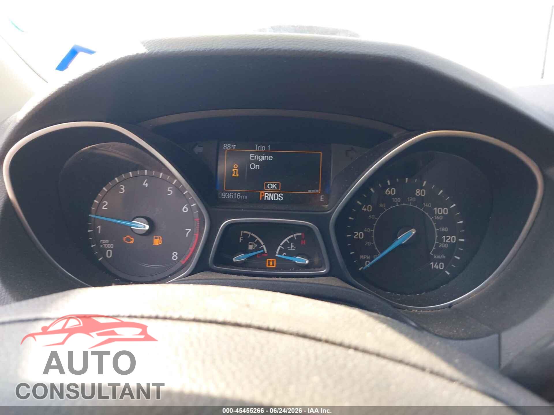 FORD FOCUS 2017 - 1FADP3FE4HL290194