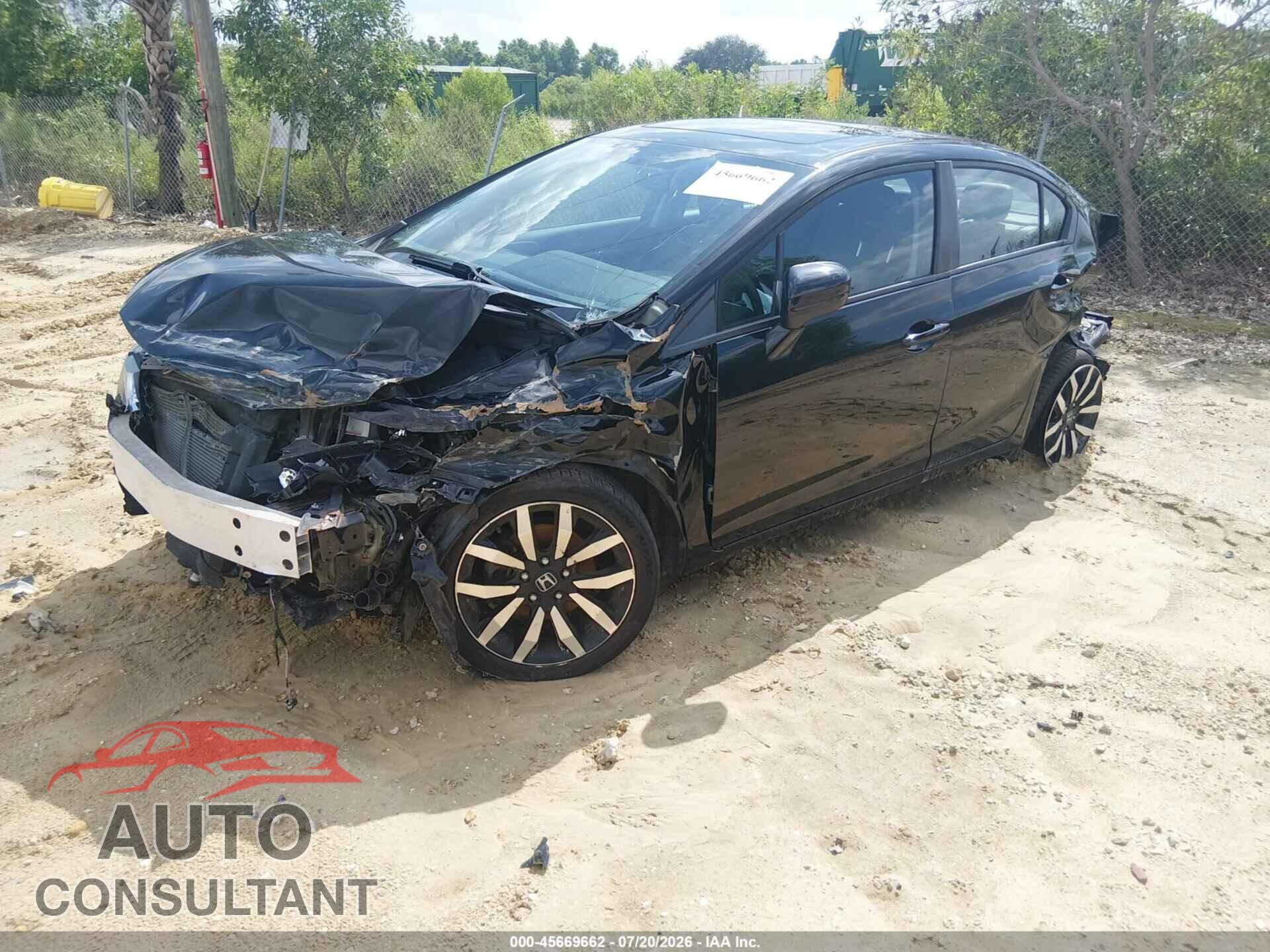 HONDA CIVIC 2015 - 19XFB2F9XFE027860