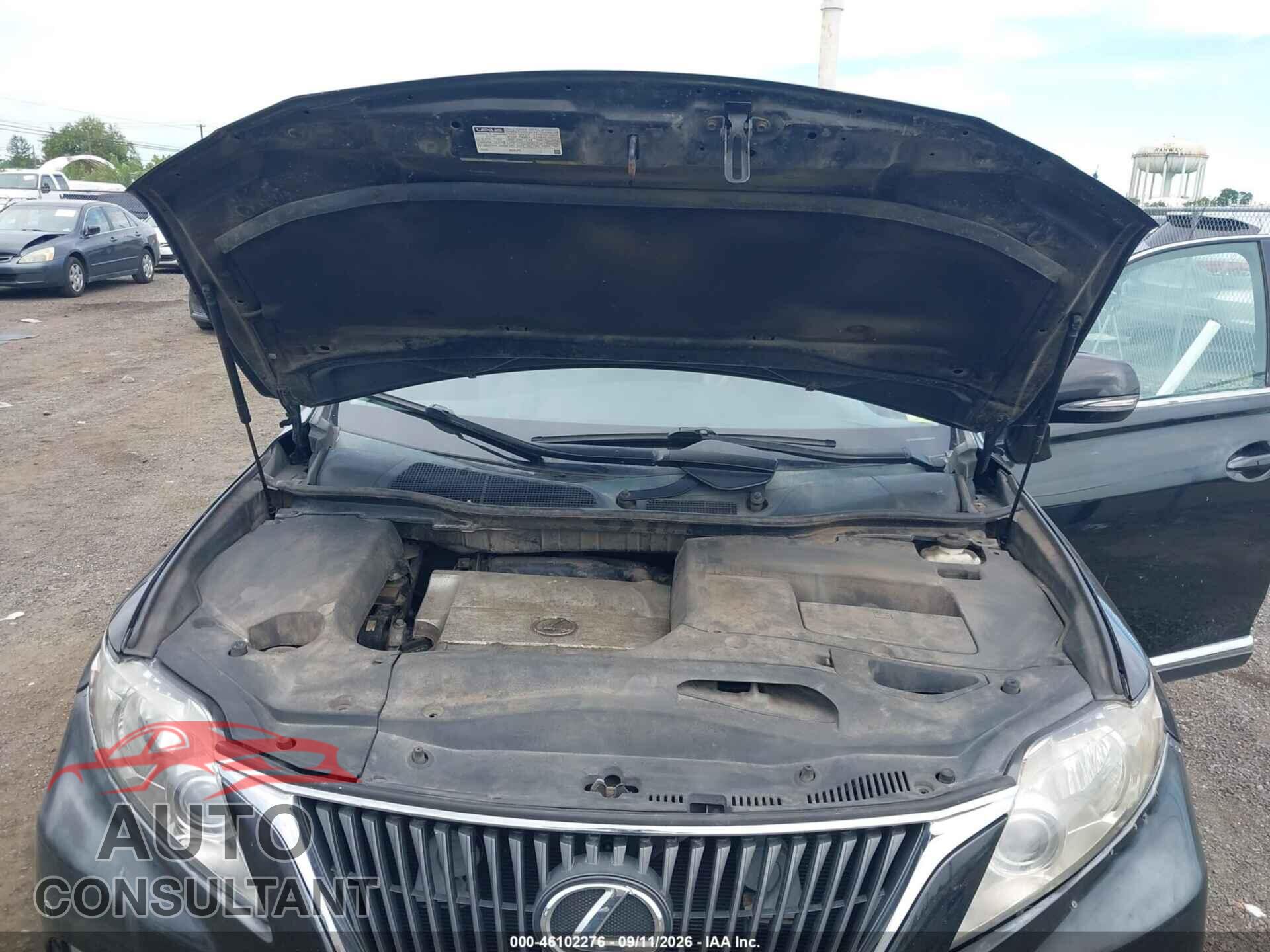 LEXUS RX 350 2012 - 2T2BK1BA3CC143562