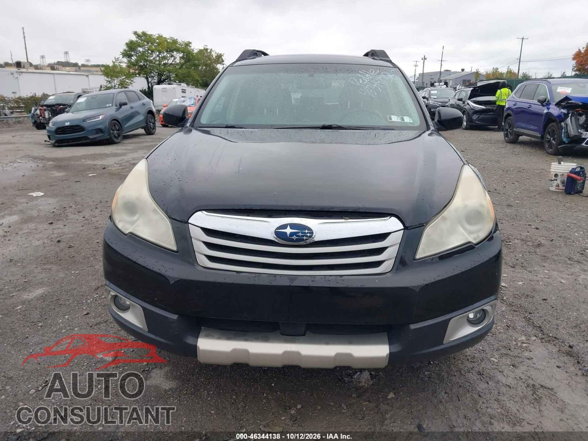 SUBARU OUTBACK 2012 - 4S4BRBKCXC3290599