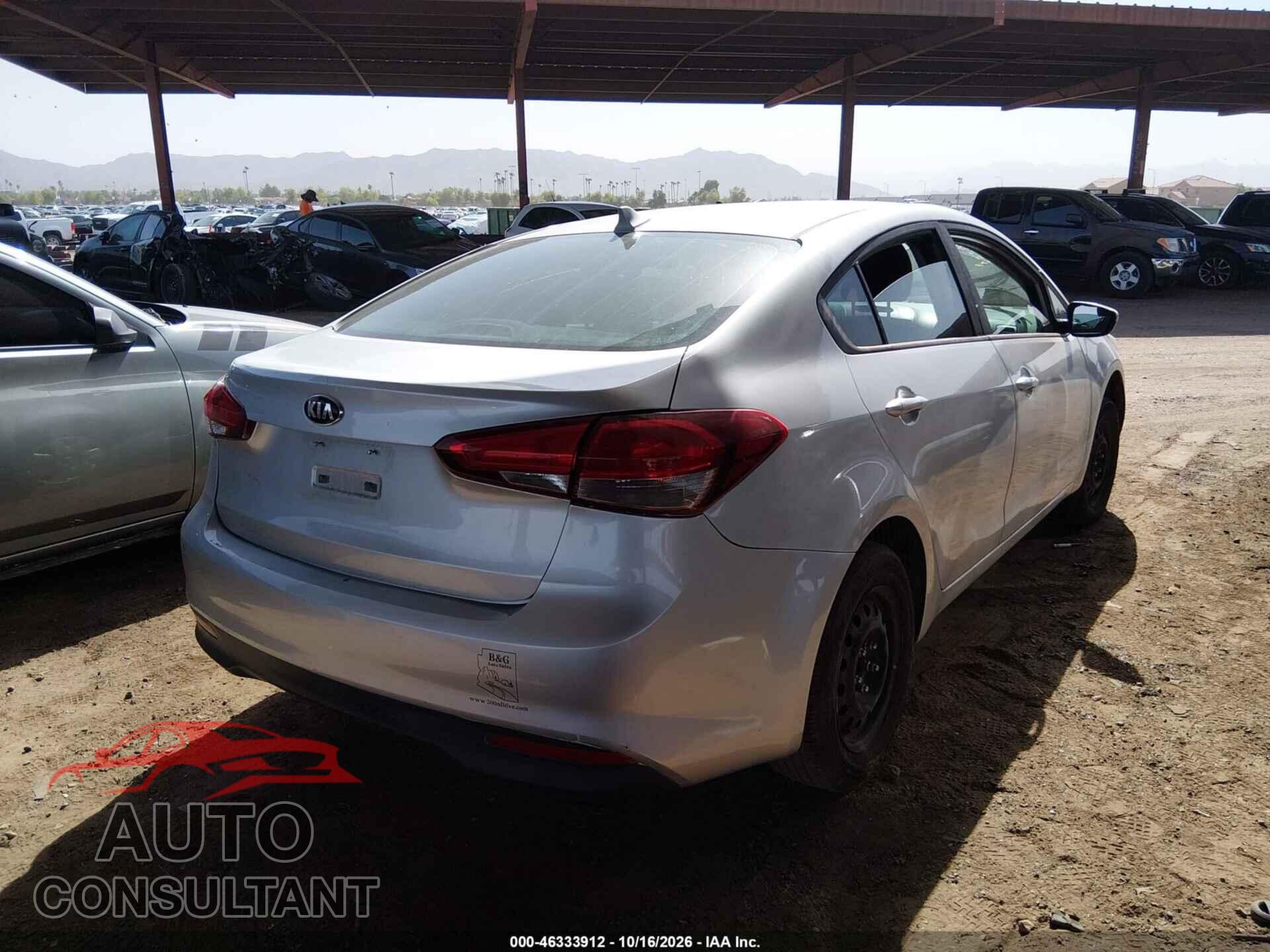 KIA FORTE 2017 - 3KPFK4A7XHE062077