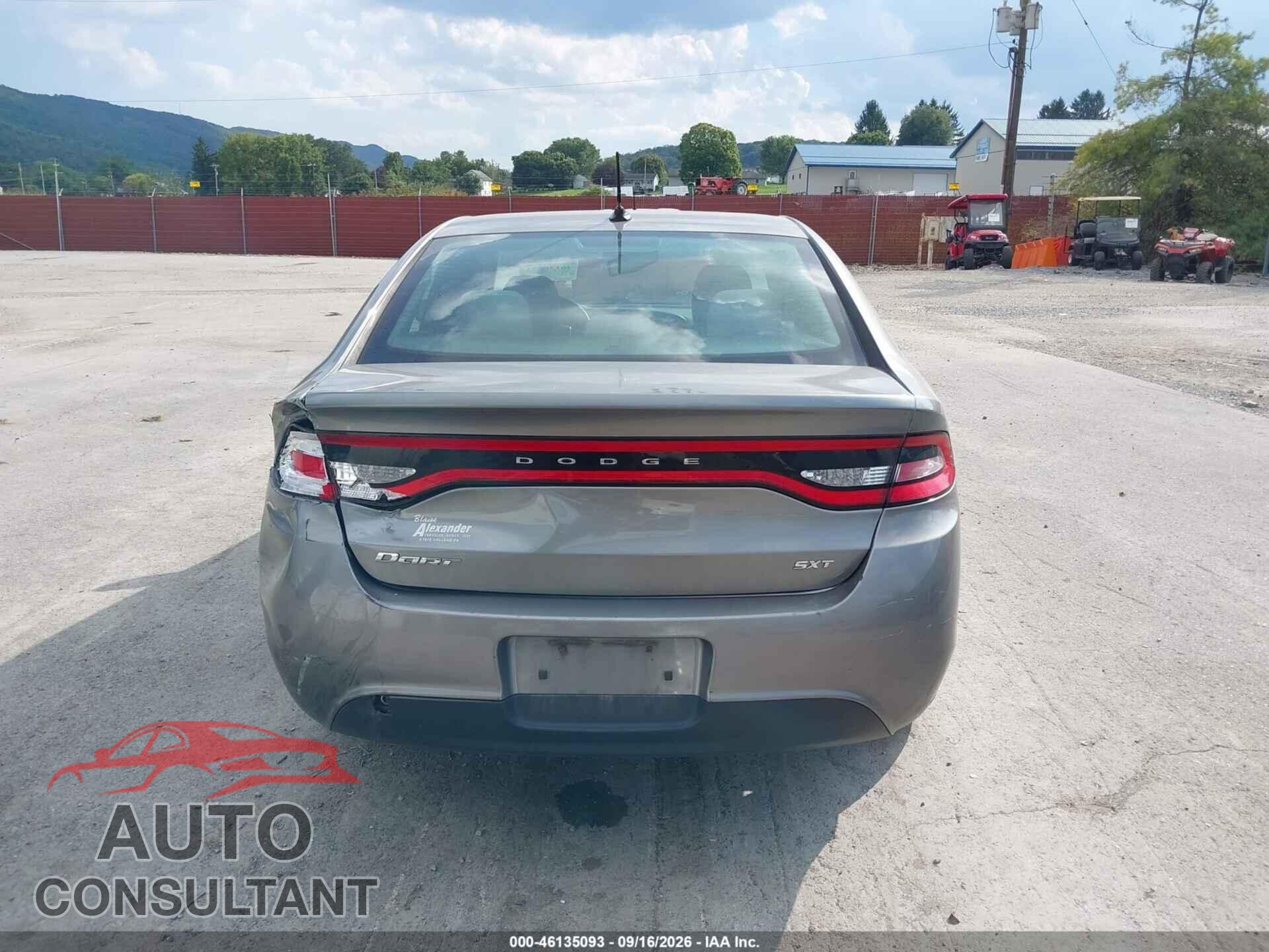 DODGE DART 2013 - 1C3CDFBA4DD708314