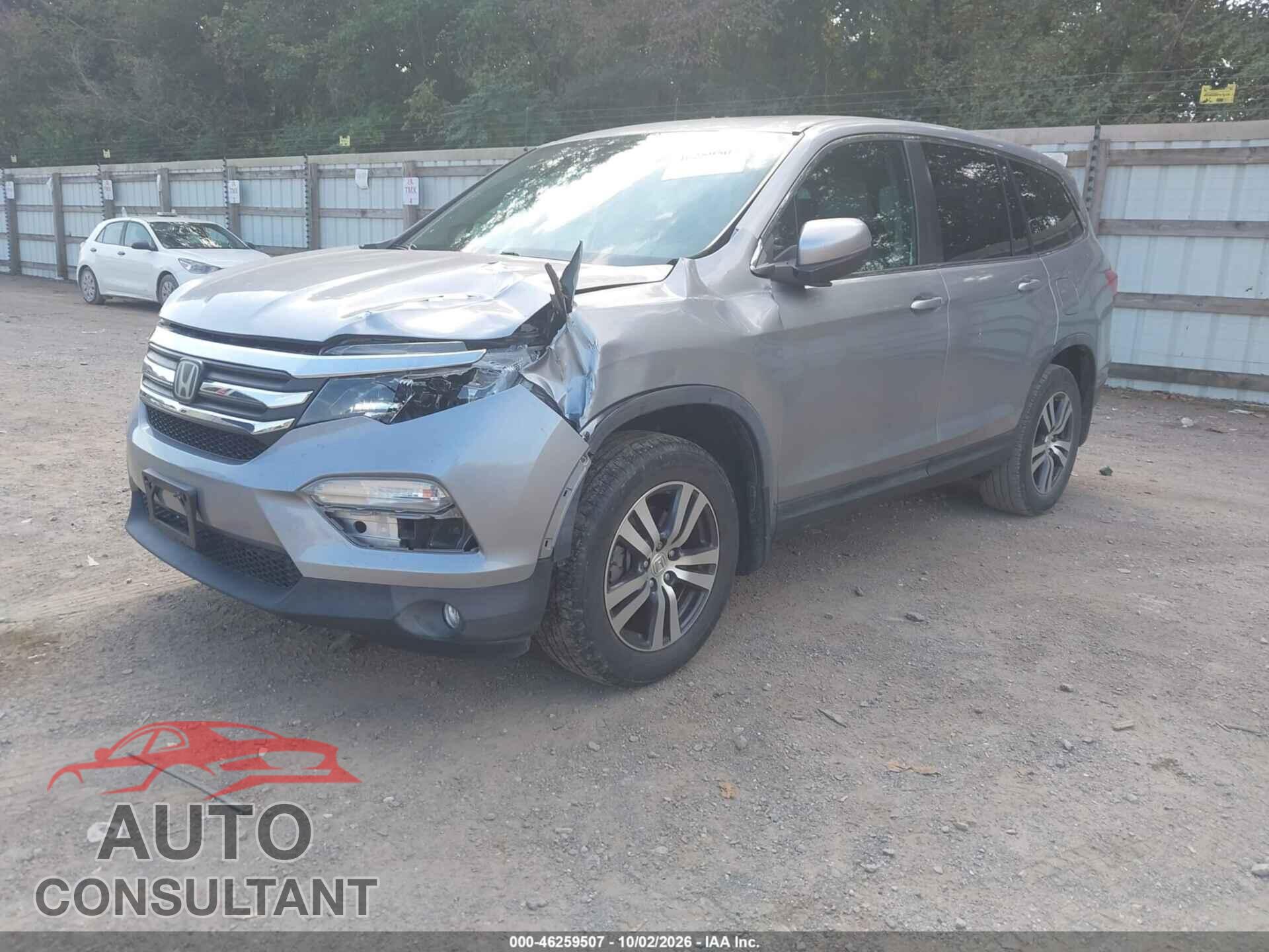 HONDA PILOT 2017 - 5FNYF6H61HB053302
