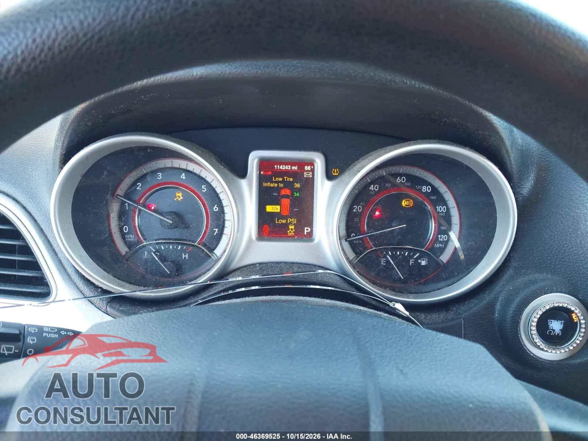 DODGE JOURNEY 2015 - 3C4PDCBG7FT524871
