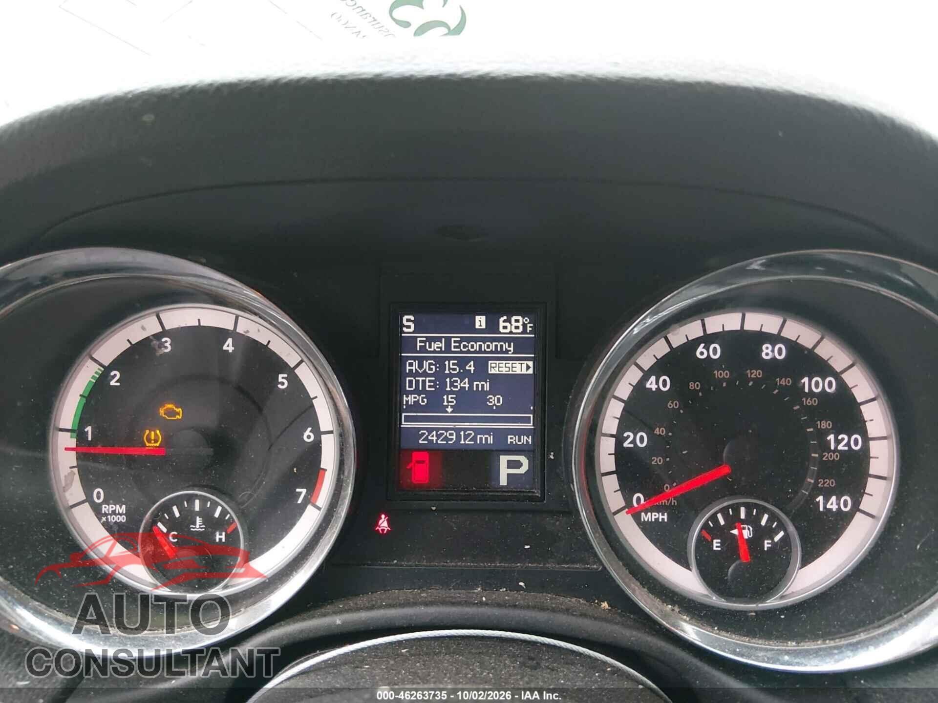 DODGE DURANGO 2013 - 1C4RDJDG0DC613538