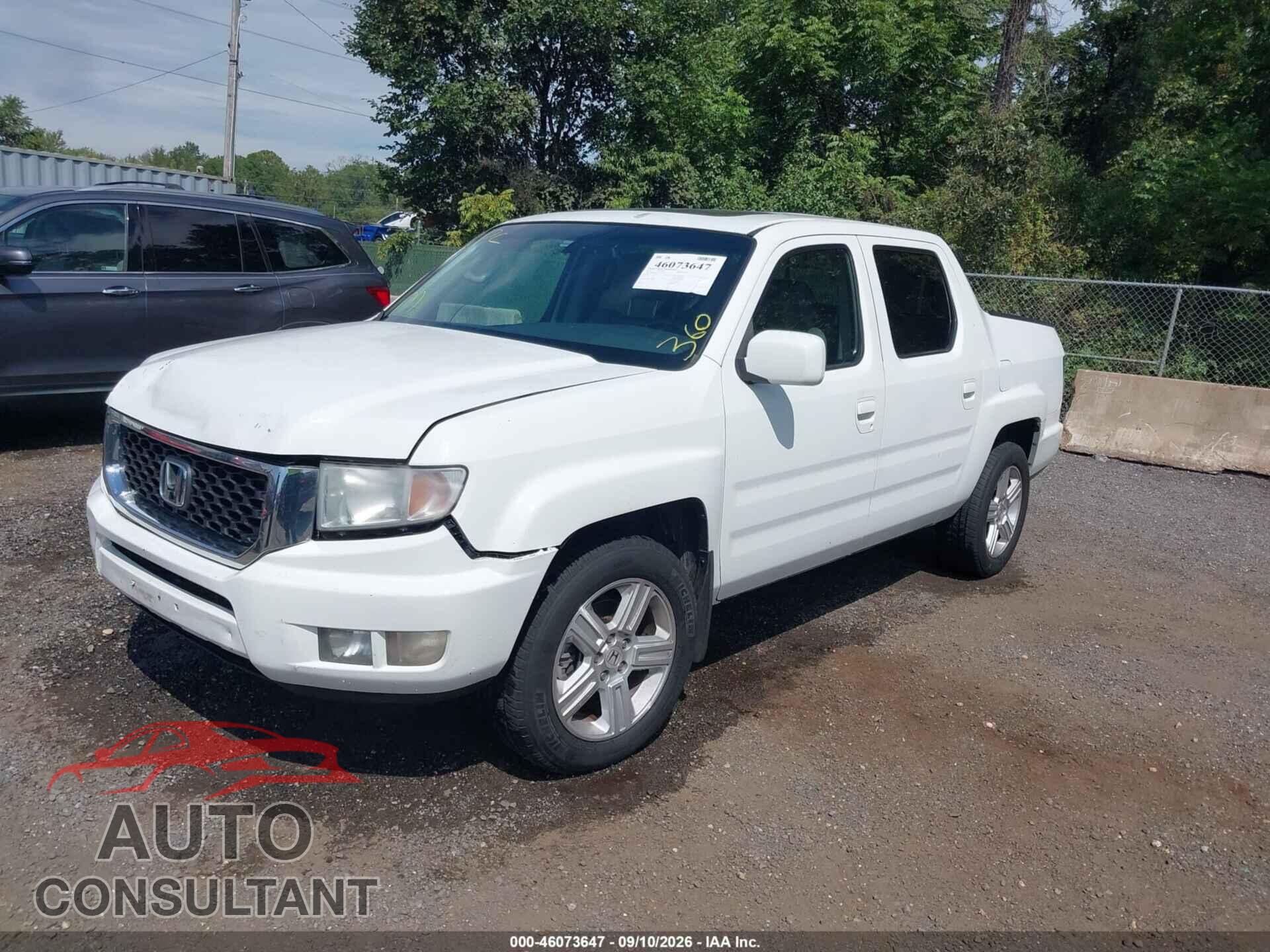 HONDA RIDGELINE 2012 - 5FPYK1F54CB455503