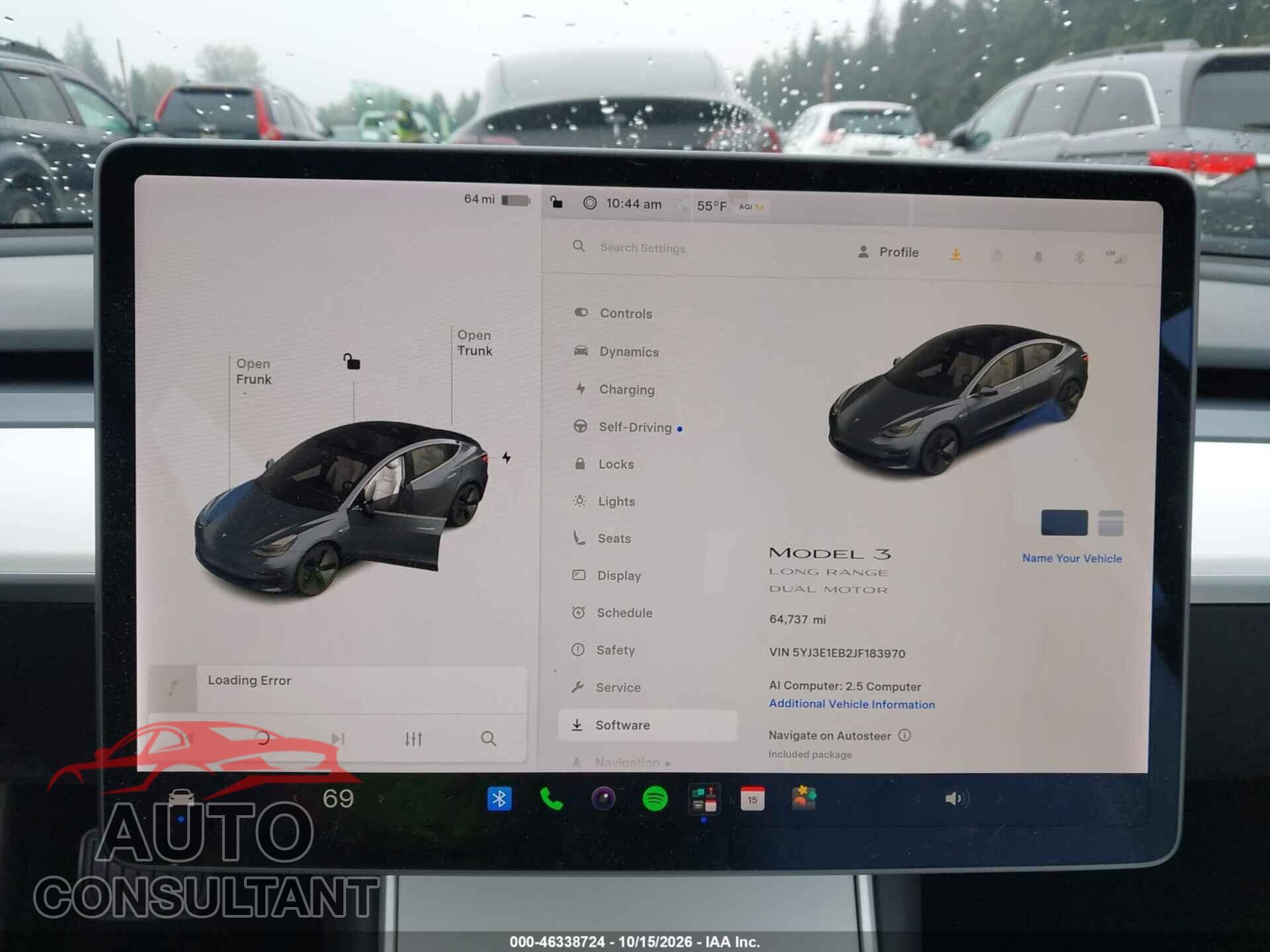 TESLA MODEL 3 2018 - 5YJ3E1EB2JF183970