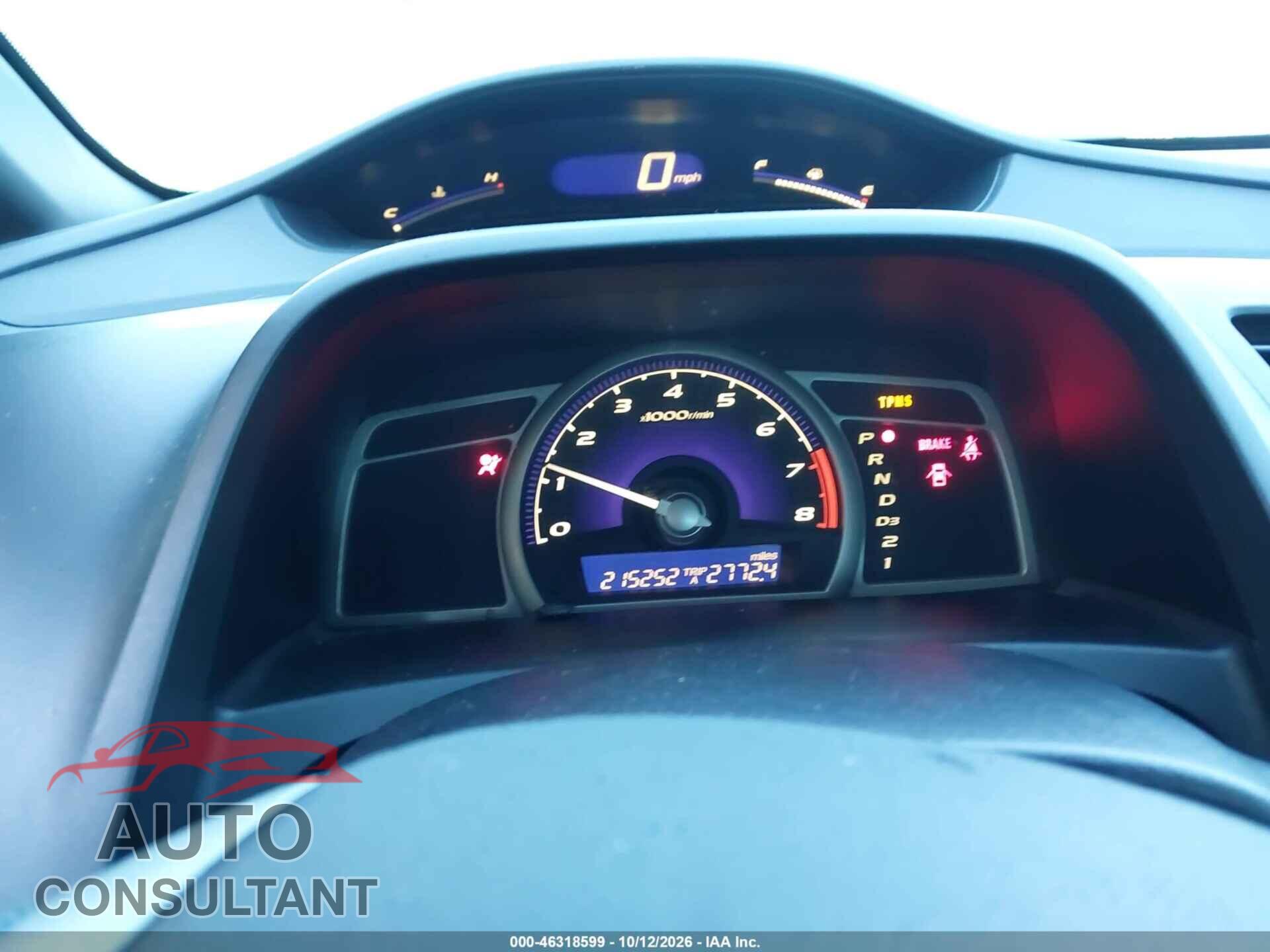 HONDA CIVIC 2010 - 19XFA1F8XAE042694