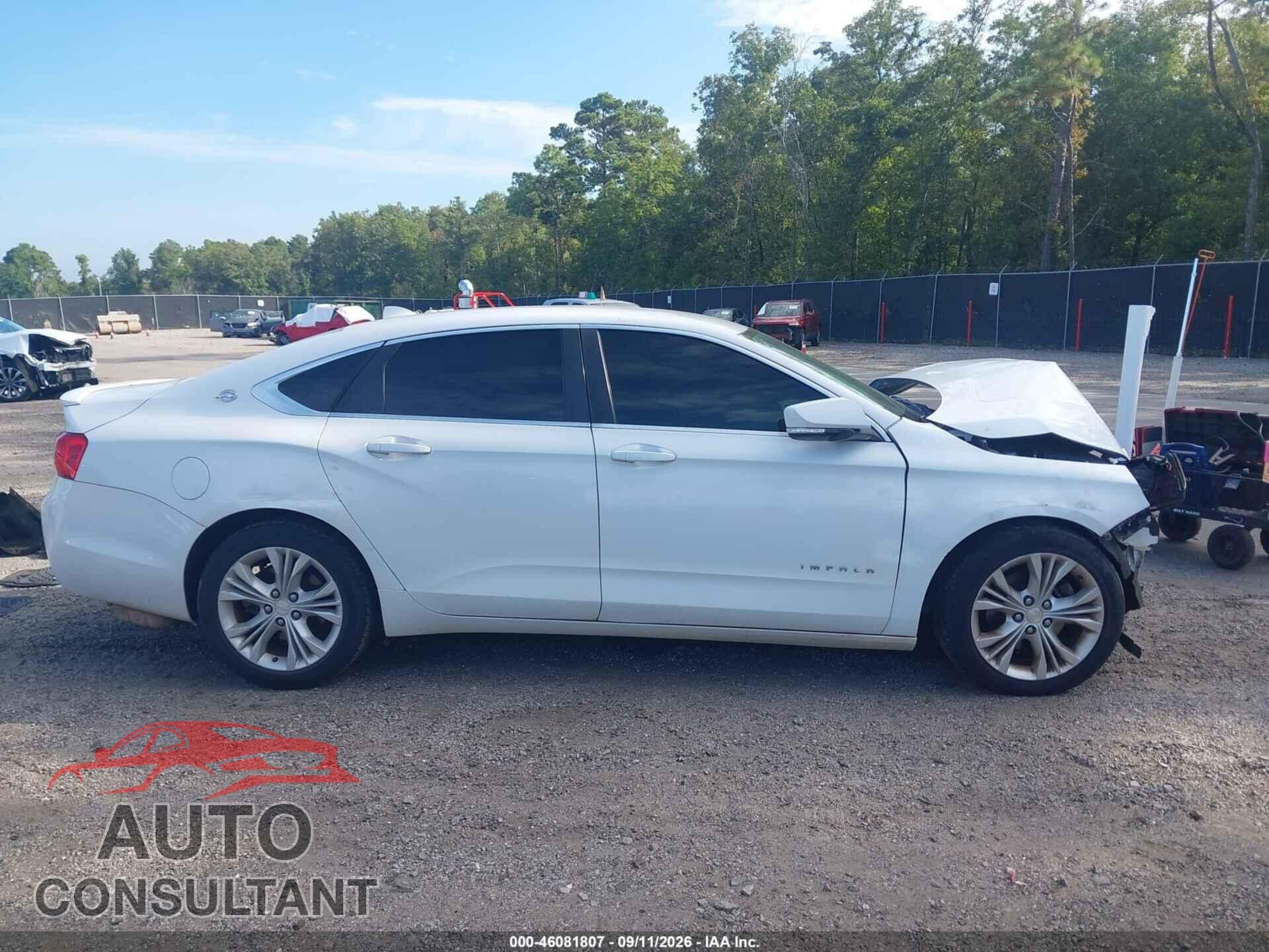 CHEVROLET IMPALA 2014 - 2G1125S37E9103473