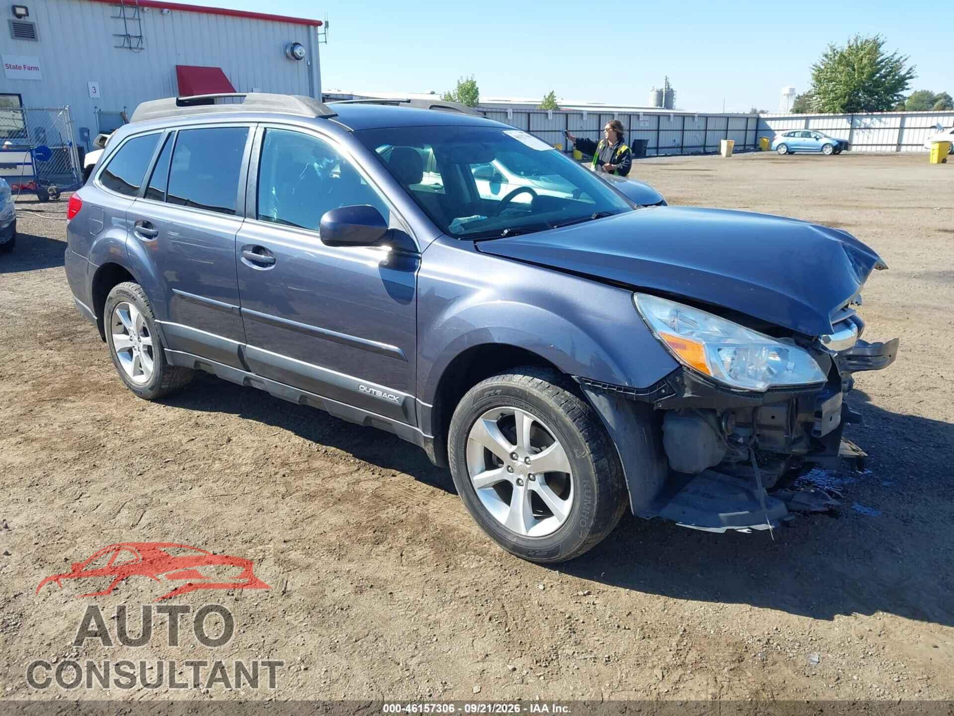 SUBARU OUTBACK 2014 - 4S4BRBLC1E3320123