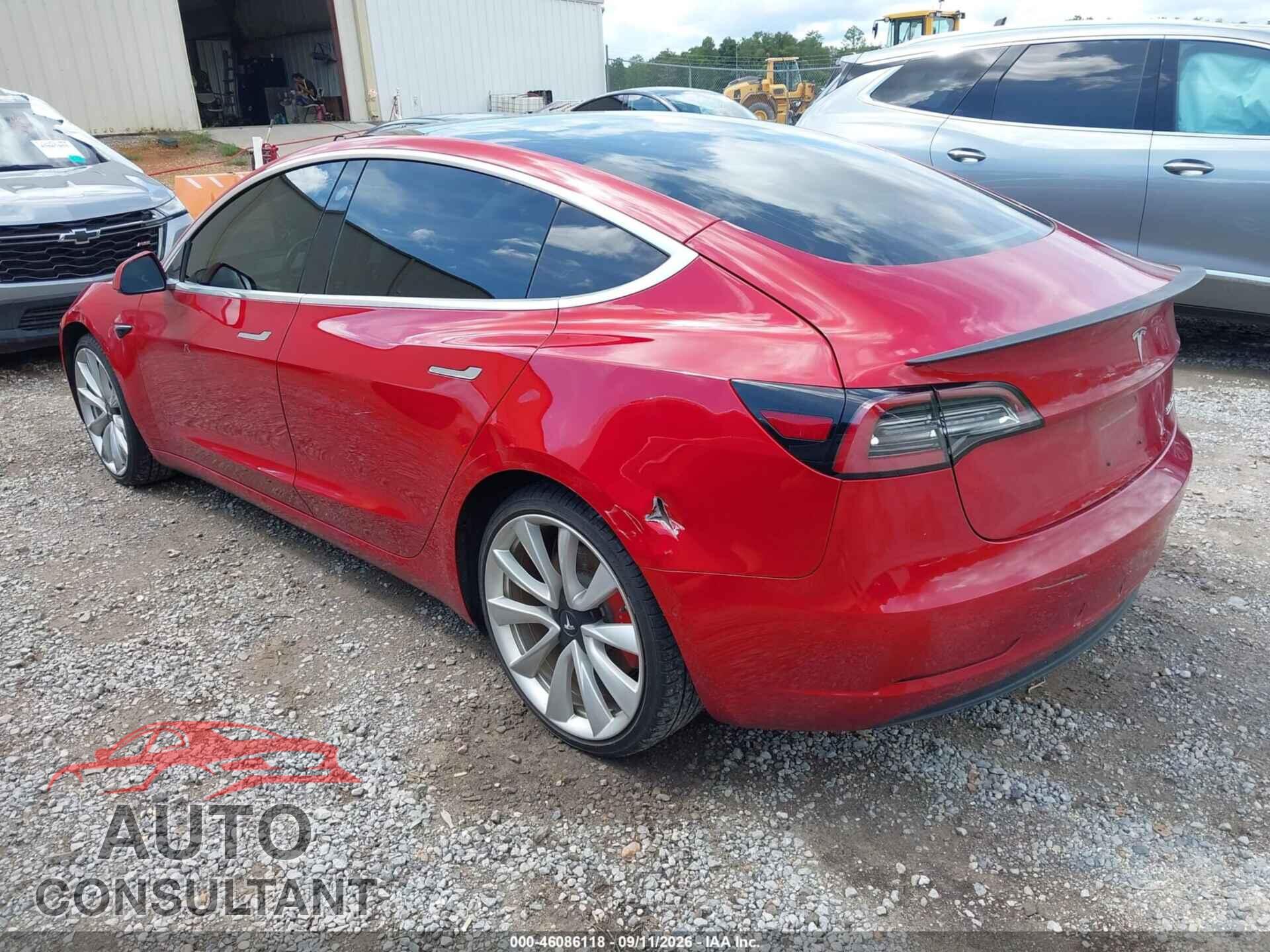 TESLA MODEL 3 2018 - 5YJ3E1EB9JF075409