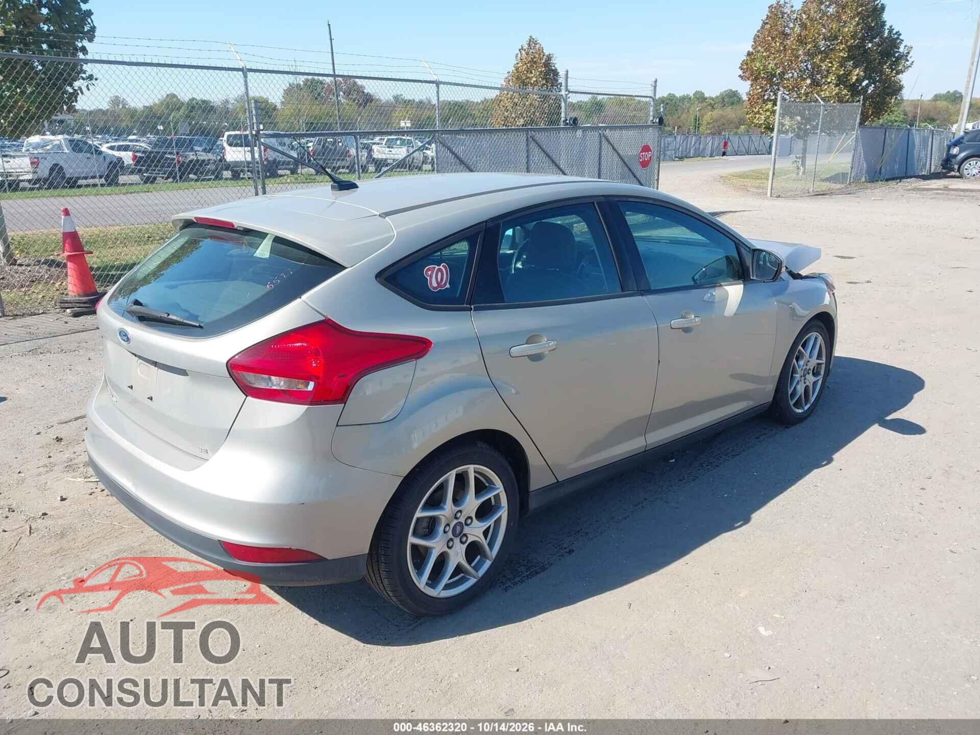 FORD FOCUS 2015 - 1FADP3K2XFL284005