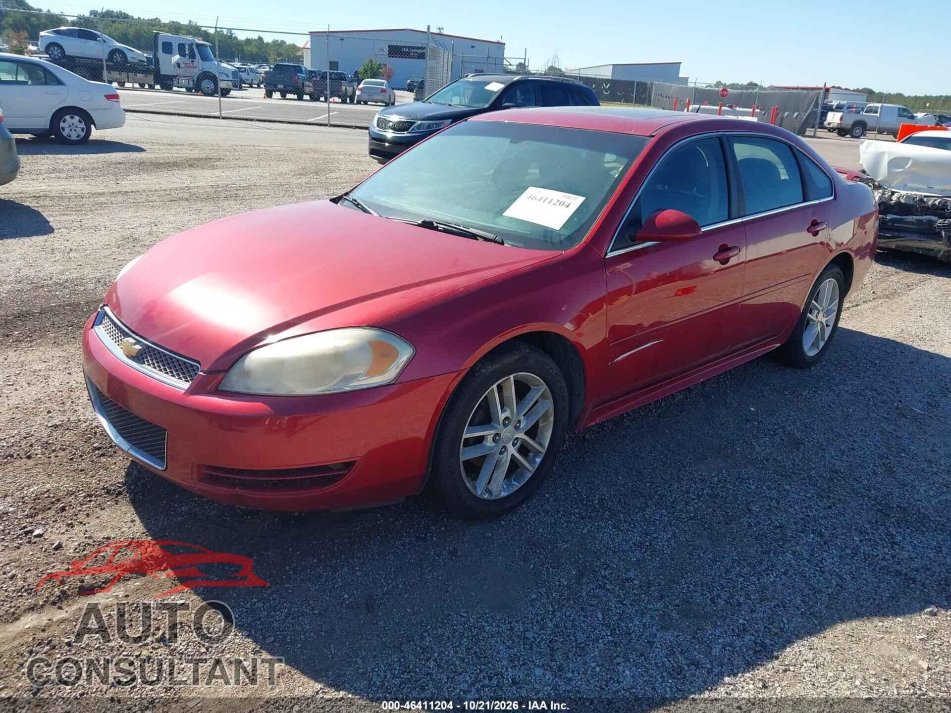 CHEVROLET IMPALA 2012 - 2G1WB5E35C1282500