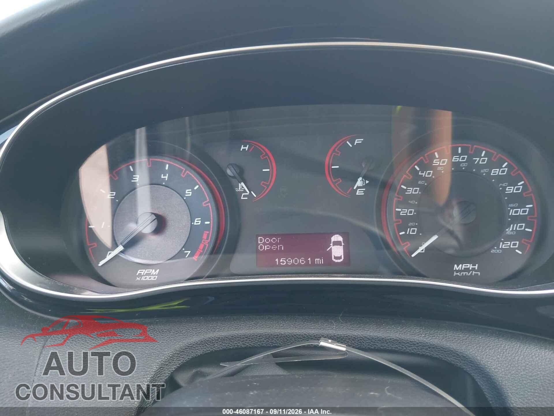 DODGE DART 2013 - 1C3CDFBA9DD335805