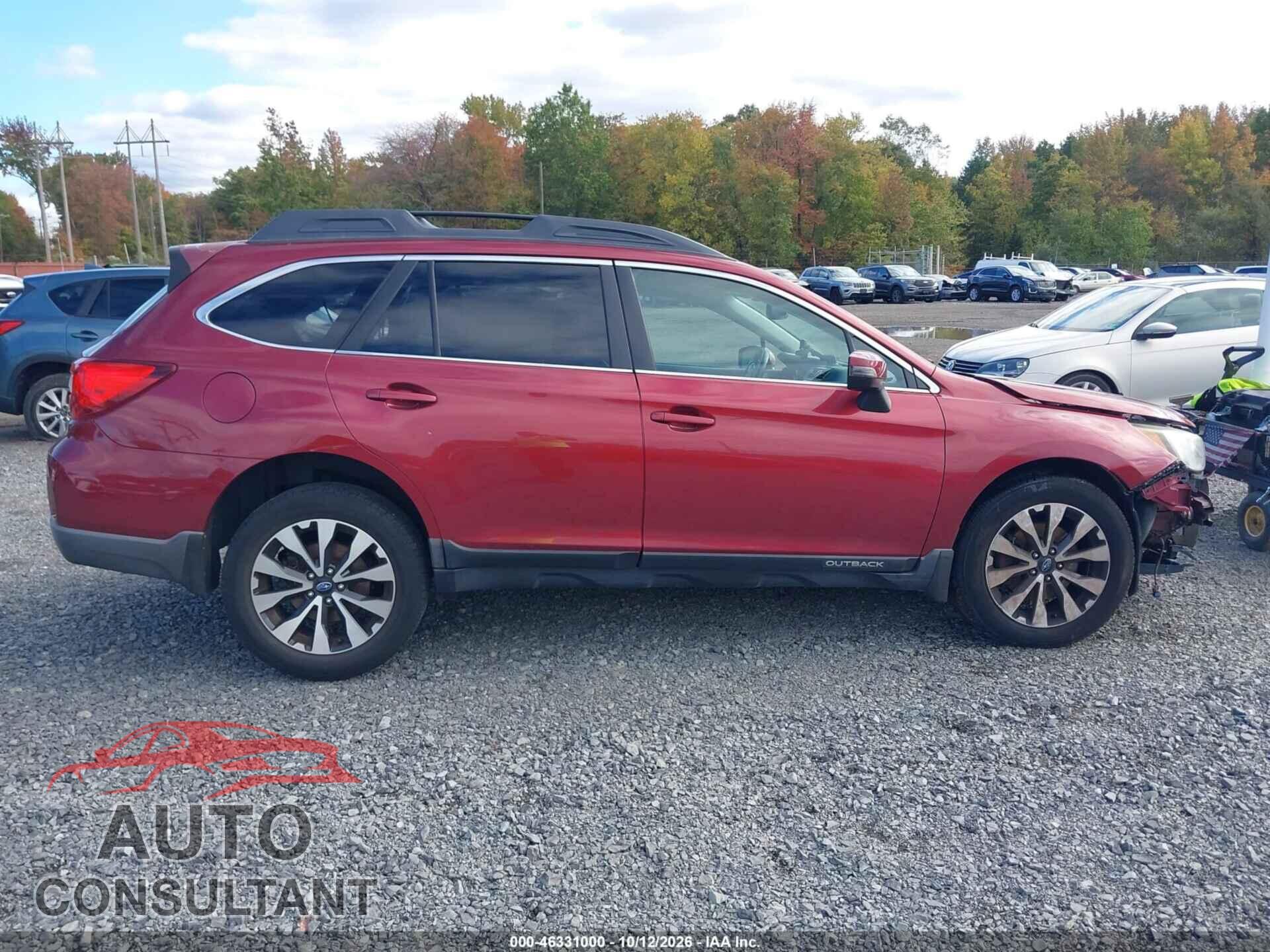 SUBARU OUTBACK 2016 - 4S4BSANC0G3246871
