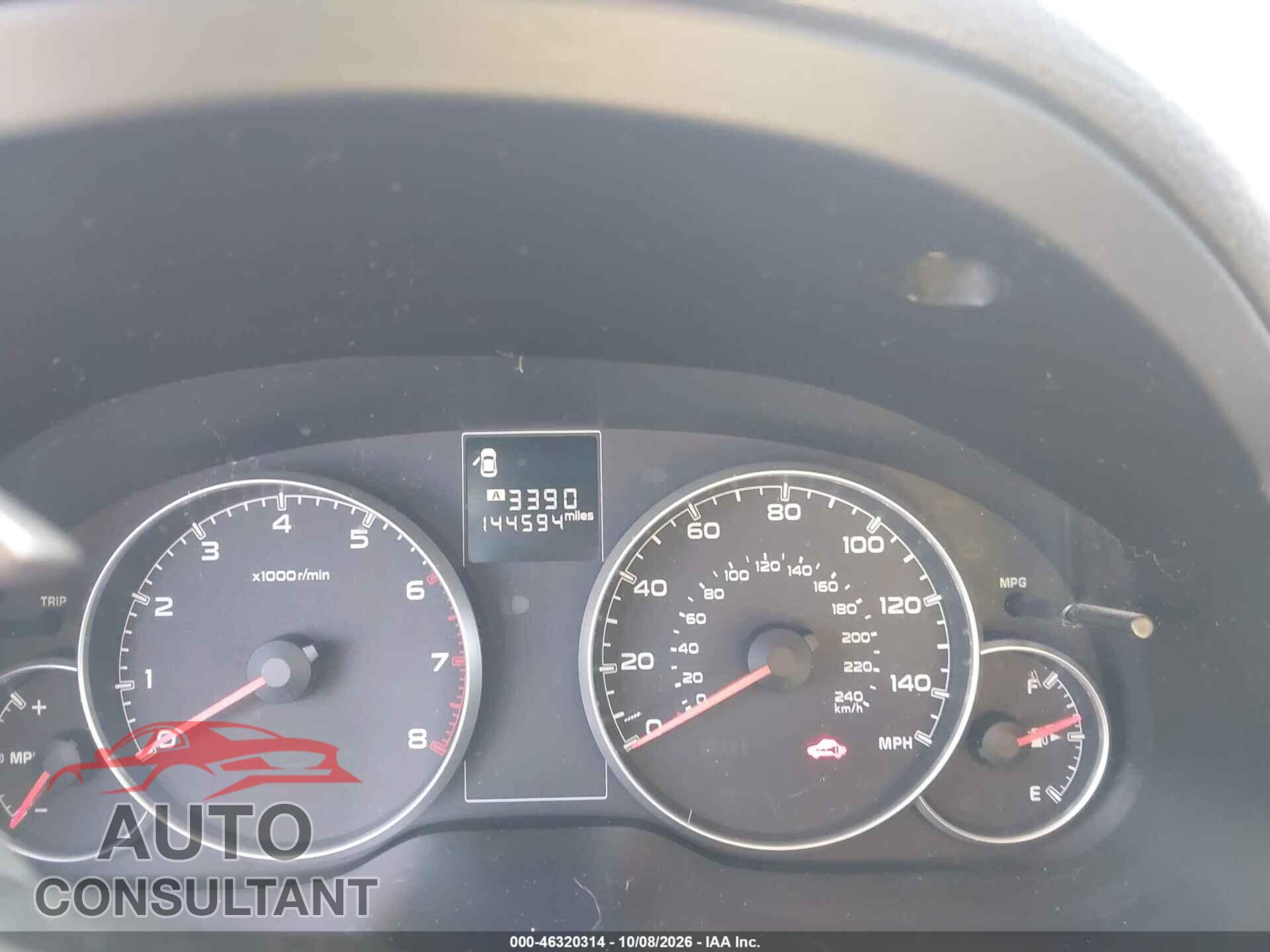 SUBARU OUTBACK 2013 - 4S4BRBGC8D3218102