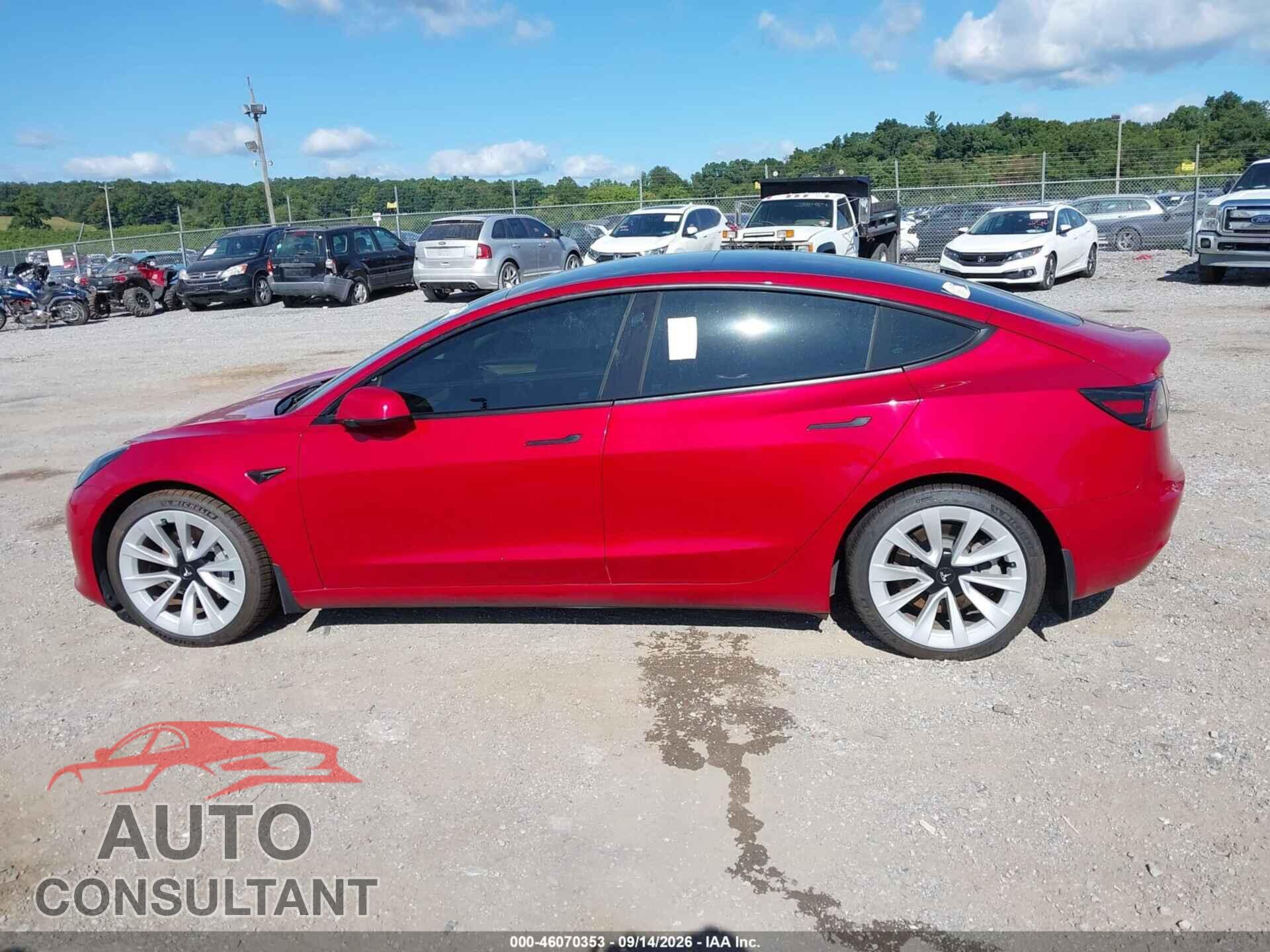 TESLA MODEL 3 2021 - 5YJ3E1EB2MF013130