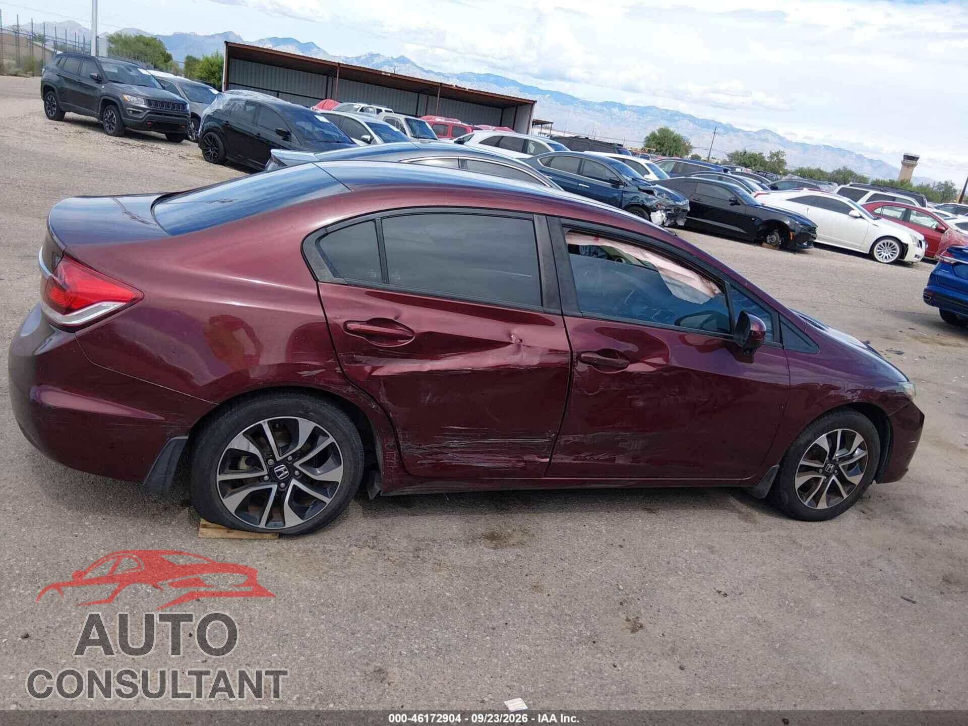 HONDA CIVIC 2015 - 19XFB2F89FE062350