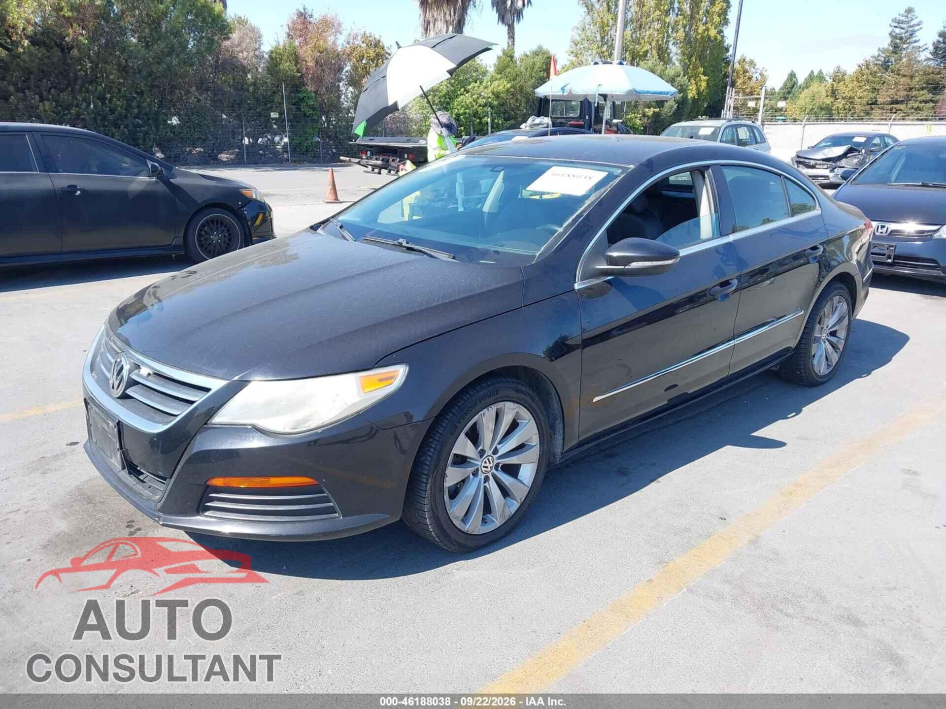 VOLKSWAGEN CC 2012 - WVWMP7AN8CE531776