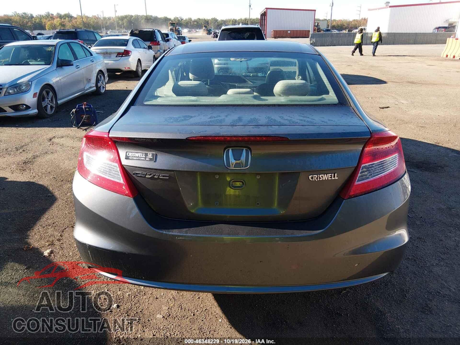 HONDA CIVIC 2012 - 2HGFG3B86CH537807