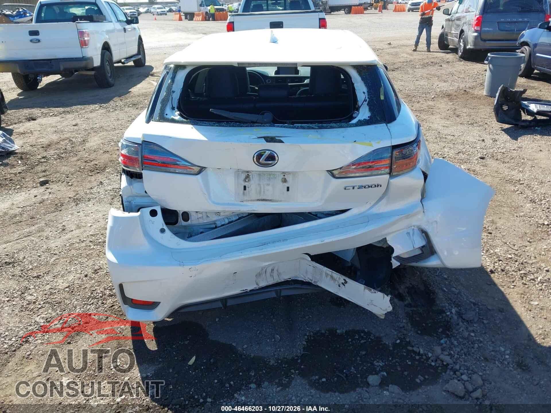 LEXUS CT 200H 2014 - JTHKD5BH8E2181680