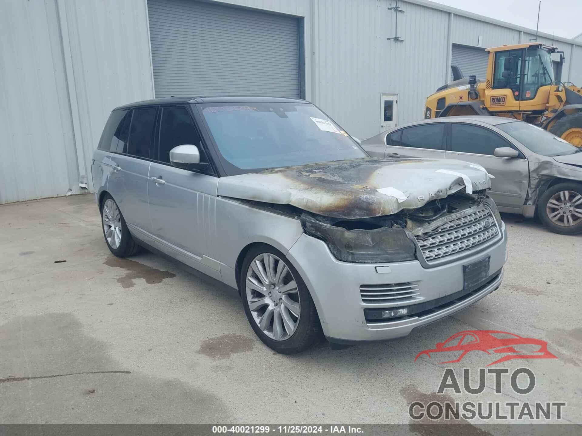 LAND ROVER RANGE ROVER 2017 - SALGS2FV0HA352887