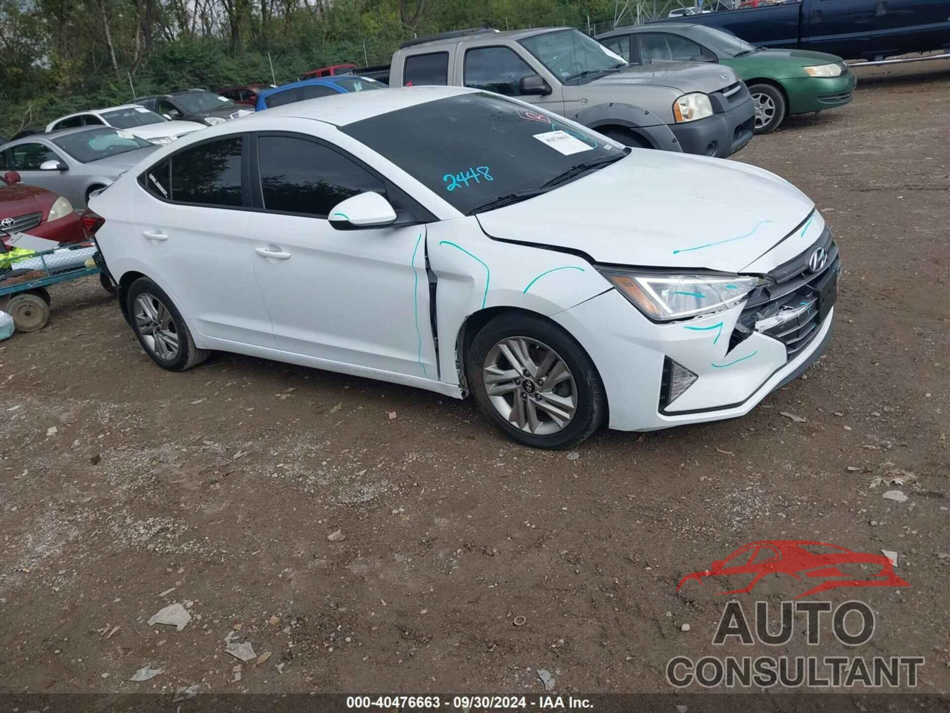 HYUNDAI ELANTRA 2020 - 5NPD84LF0LH559928