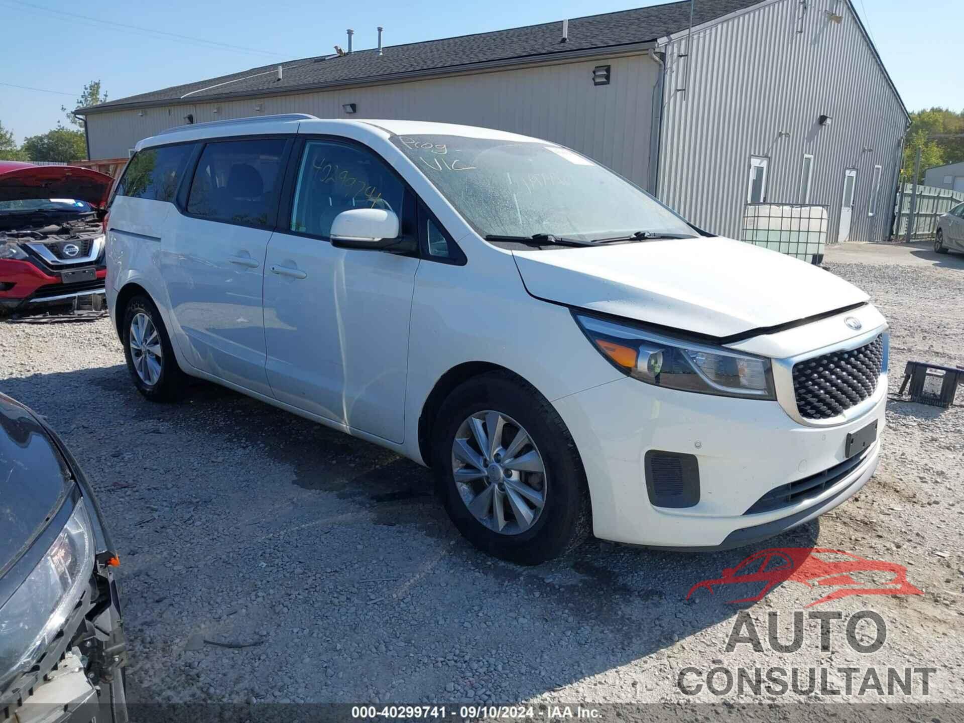 KIA SEDONA 2017 - KNDMB5C14H6328723