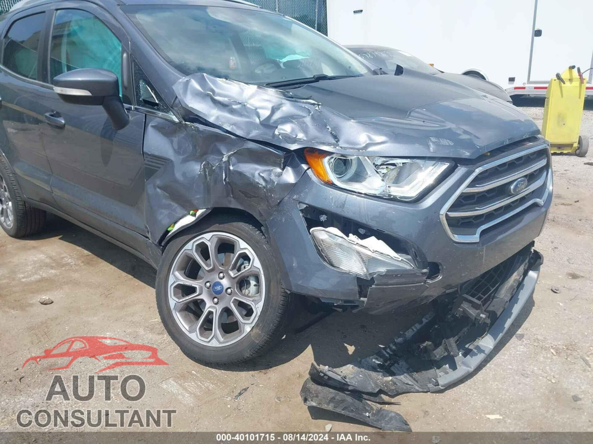 FORD ECOSPORT 2022 - MAJ6S3KL3NC463436