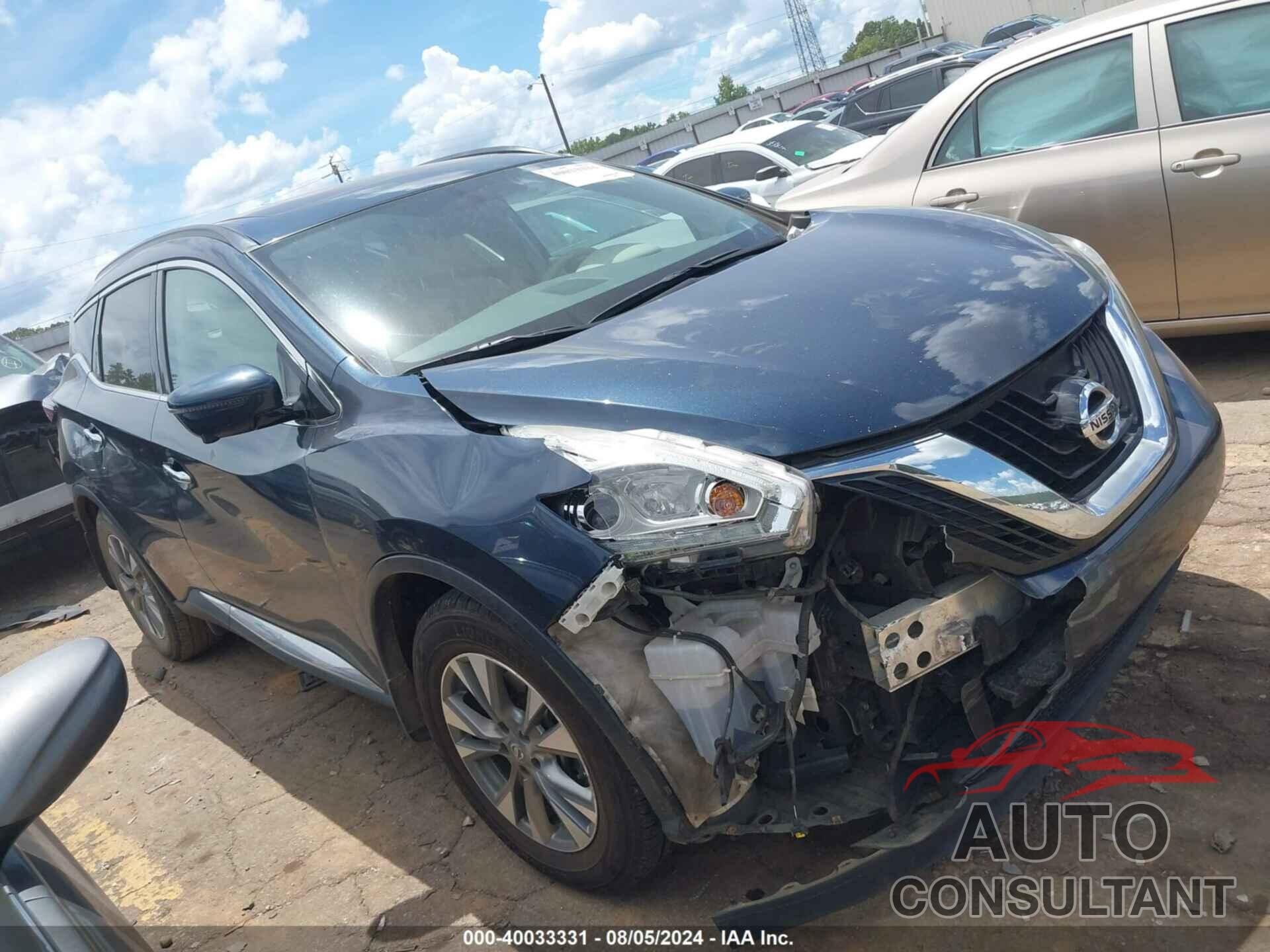 NISSAN MURANO 2017 - 5N1AZ2MG7HN150792