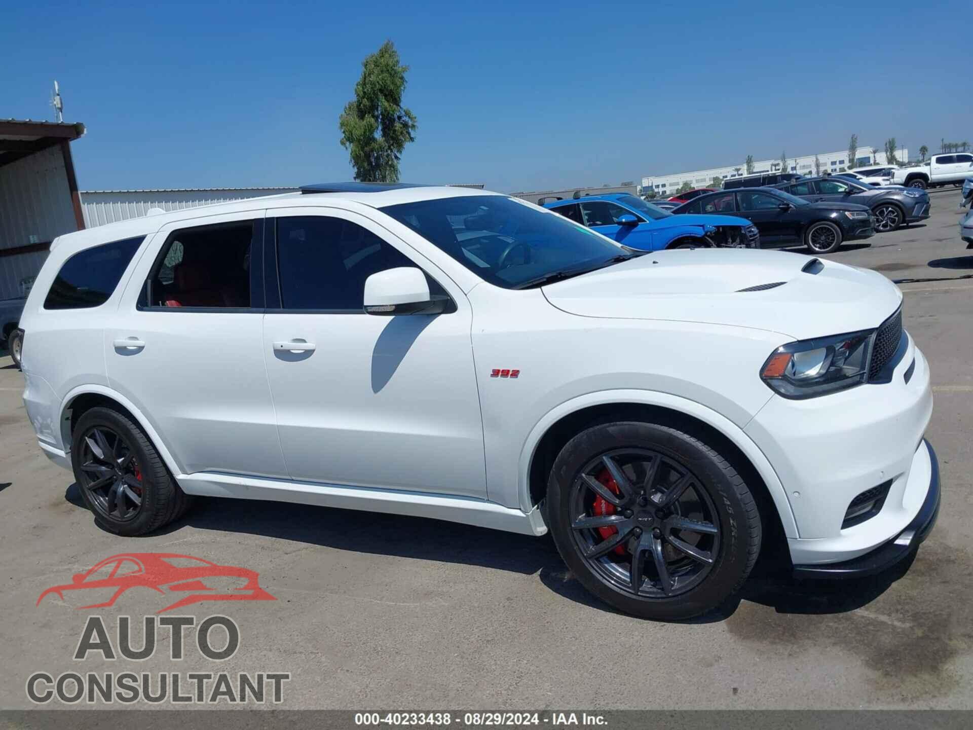 DODGE DURANGO 2018 - 1C4SDJGJ6JC158909