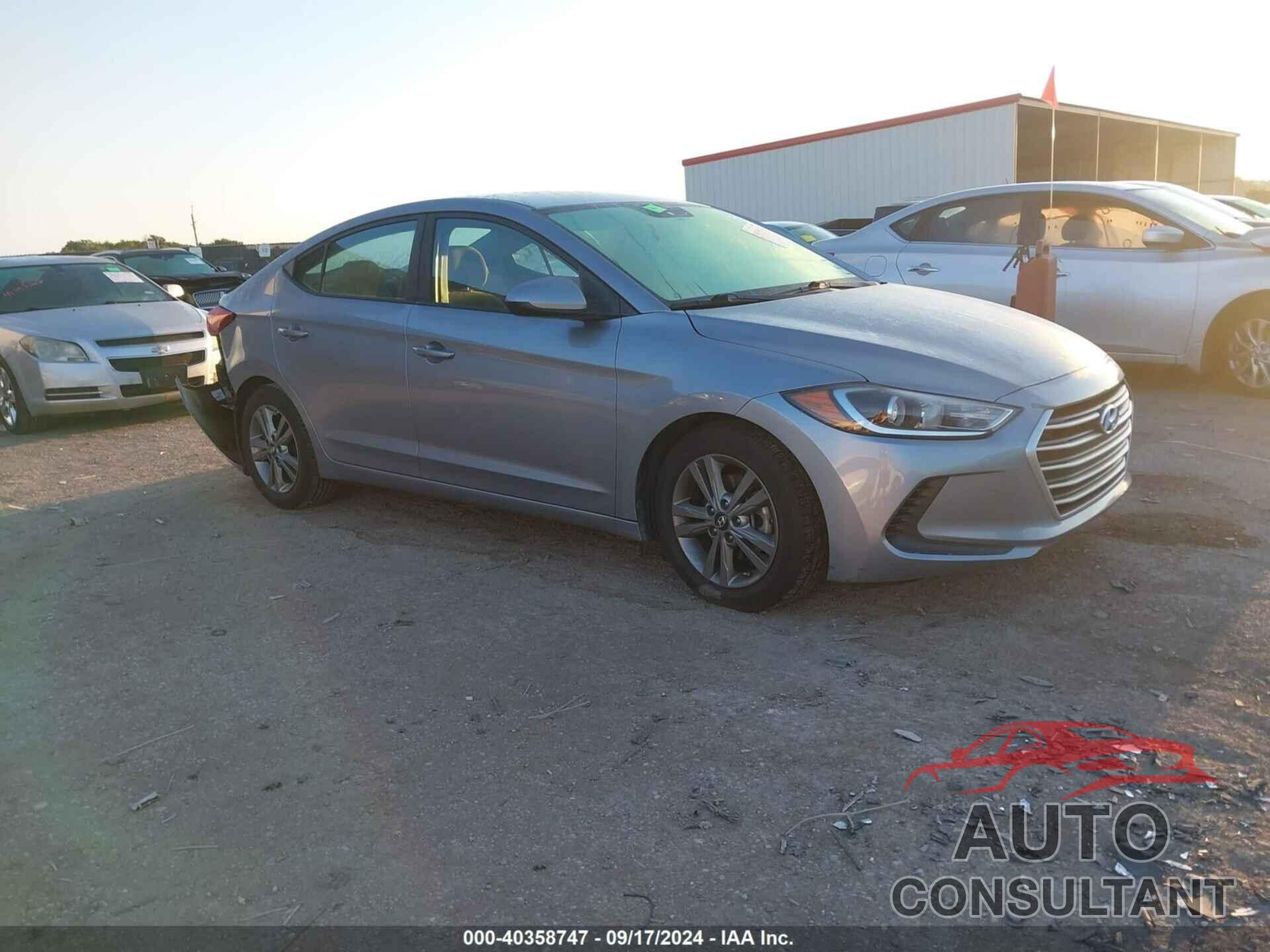 HYUNDAI ELANTRA 2017 - 5NPD84LFXHH139973