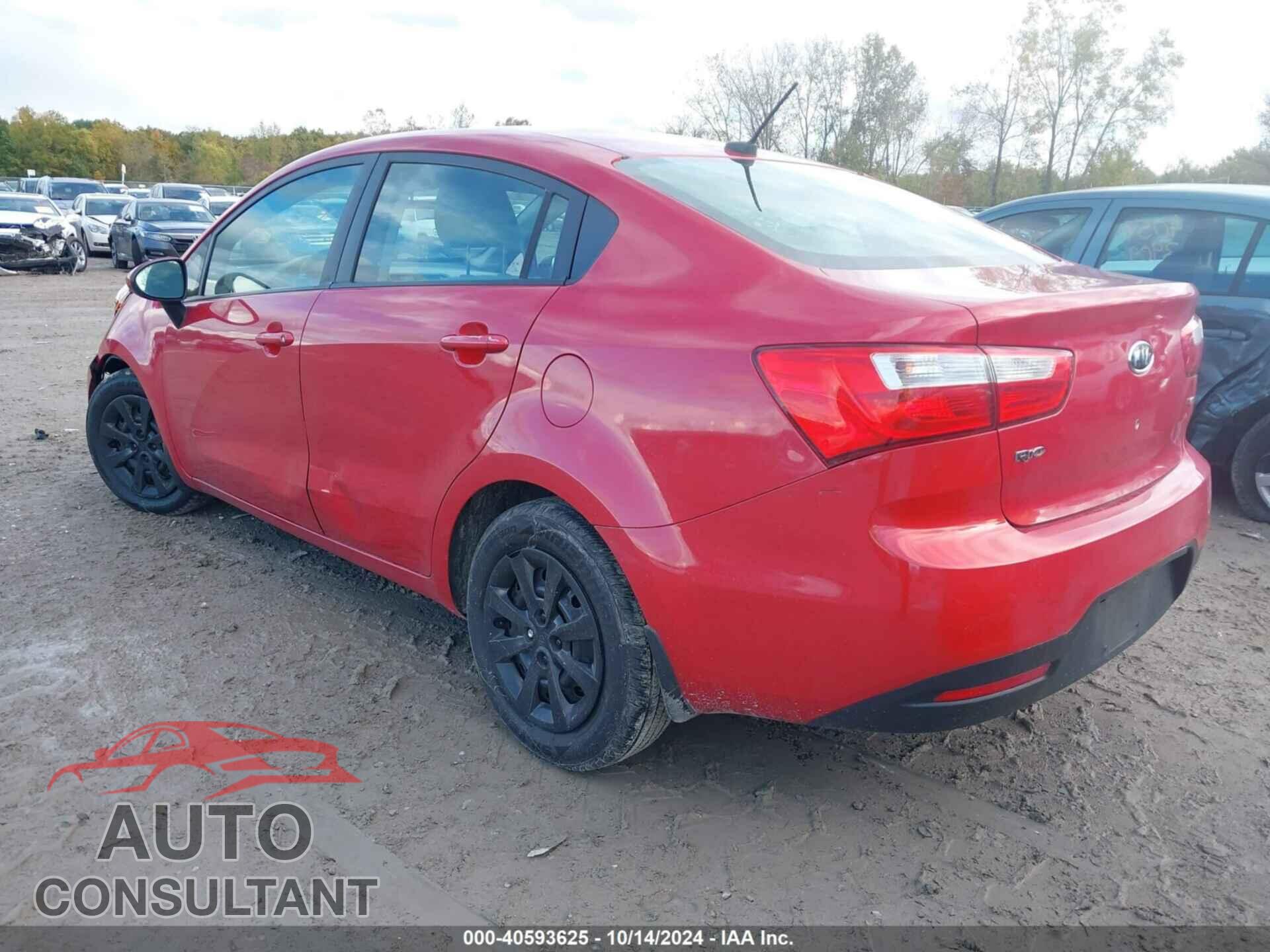 KIA RIO 2012 - KNADM4A33C6077367